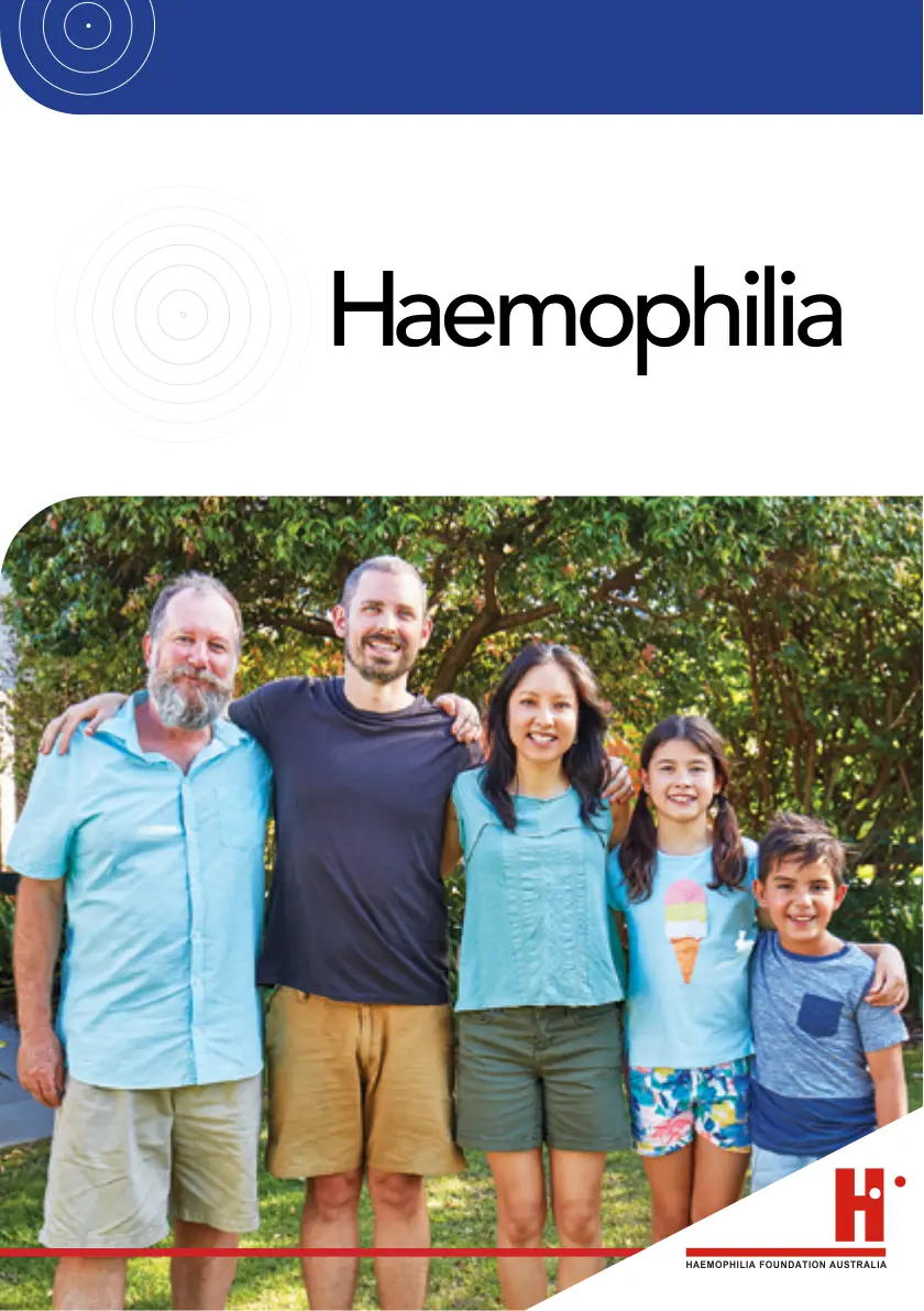 غلاف تقرير Haemophilia – Haemophilia Foundation Australia