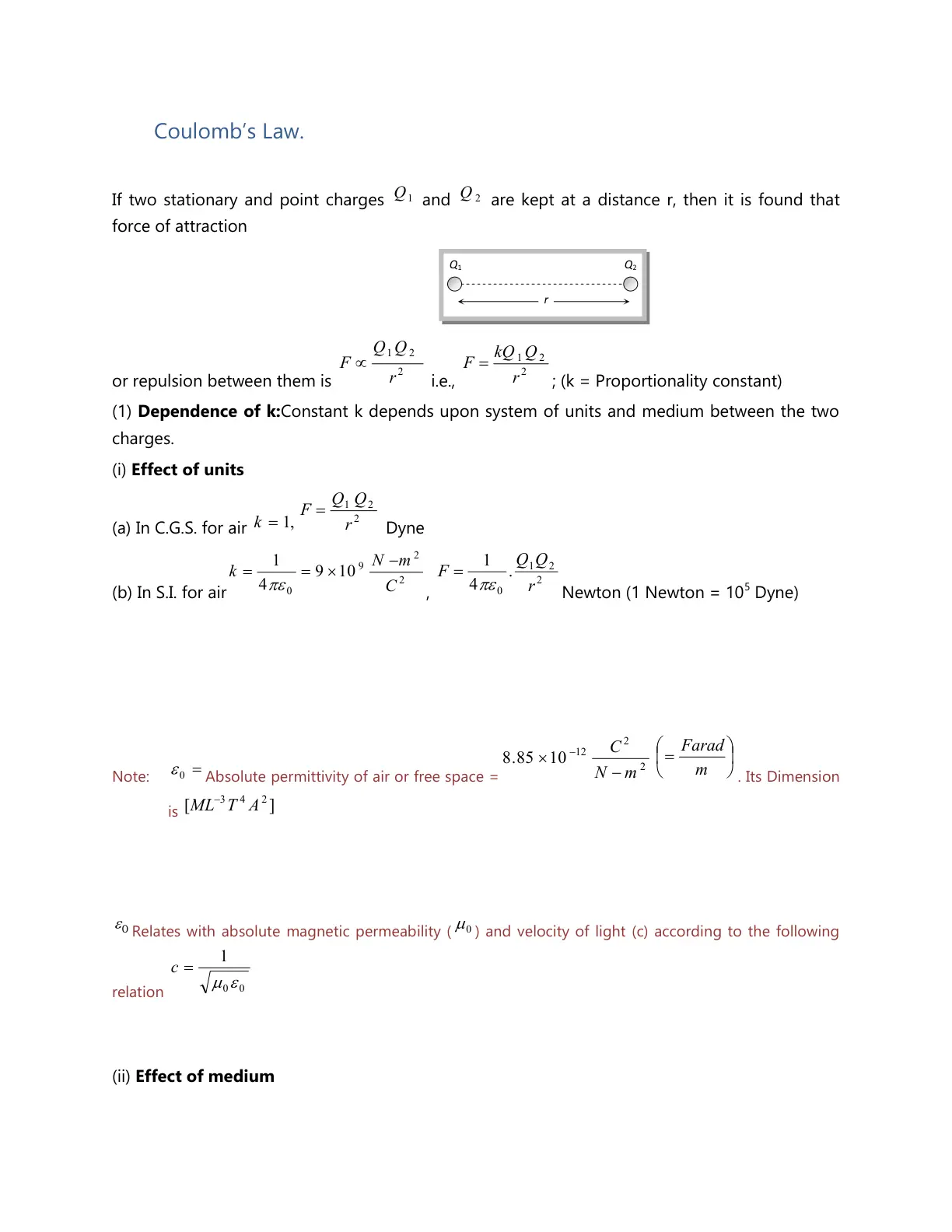 غلاف تقرير Coulomb's Law