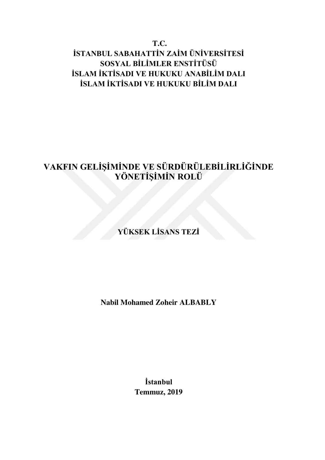 غلاف تقرير VAKFIN GELİŞİMİNDE VE SÜRDÜRÜLEBİLİRLİĞİNDE YÖNETİŞİMİN ROLÜ