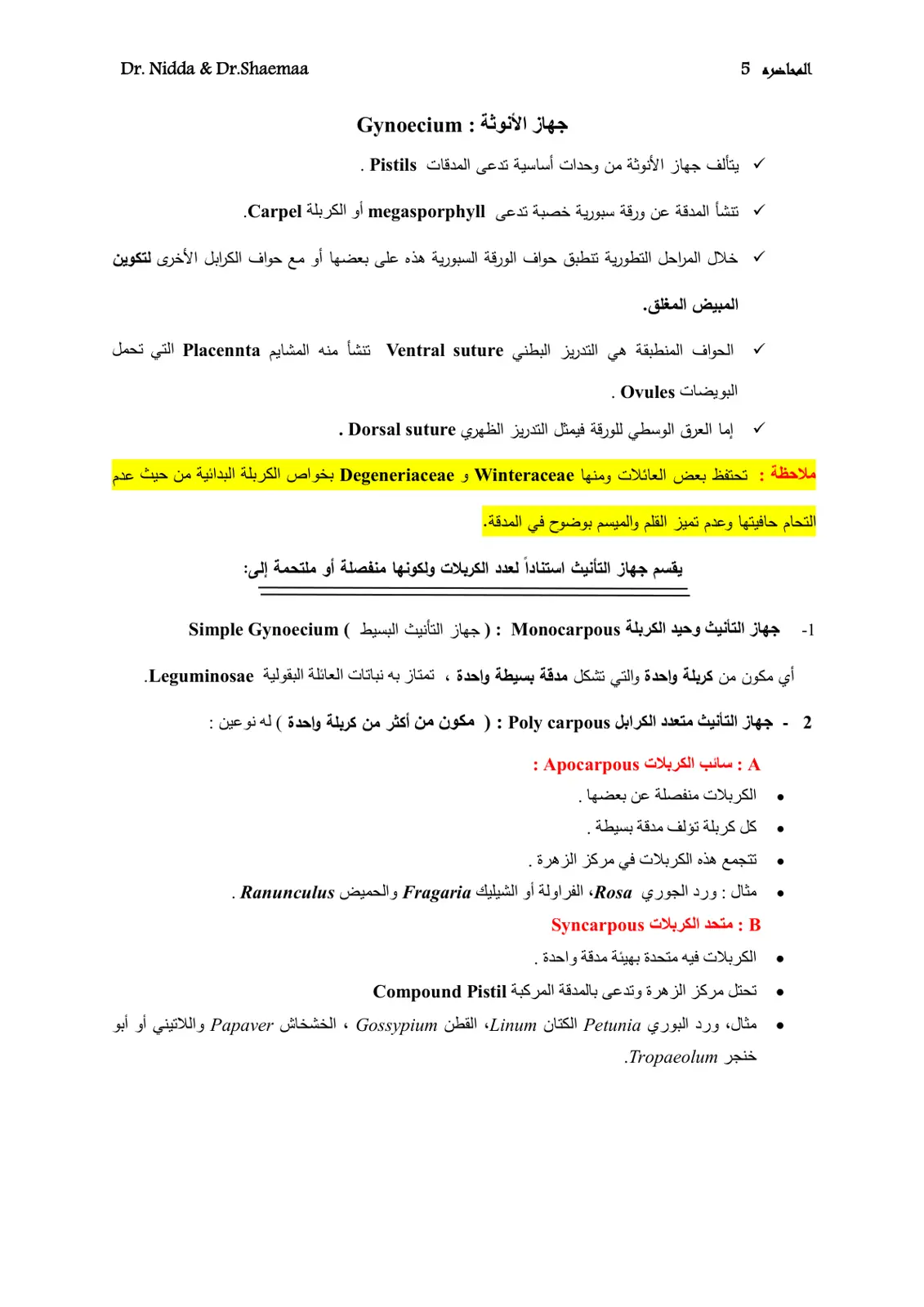 غلاف تقرير جهاز الأنوثة: المدقات والكرابل