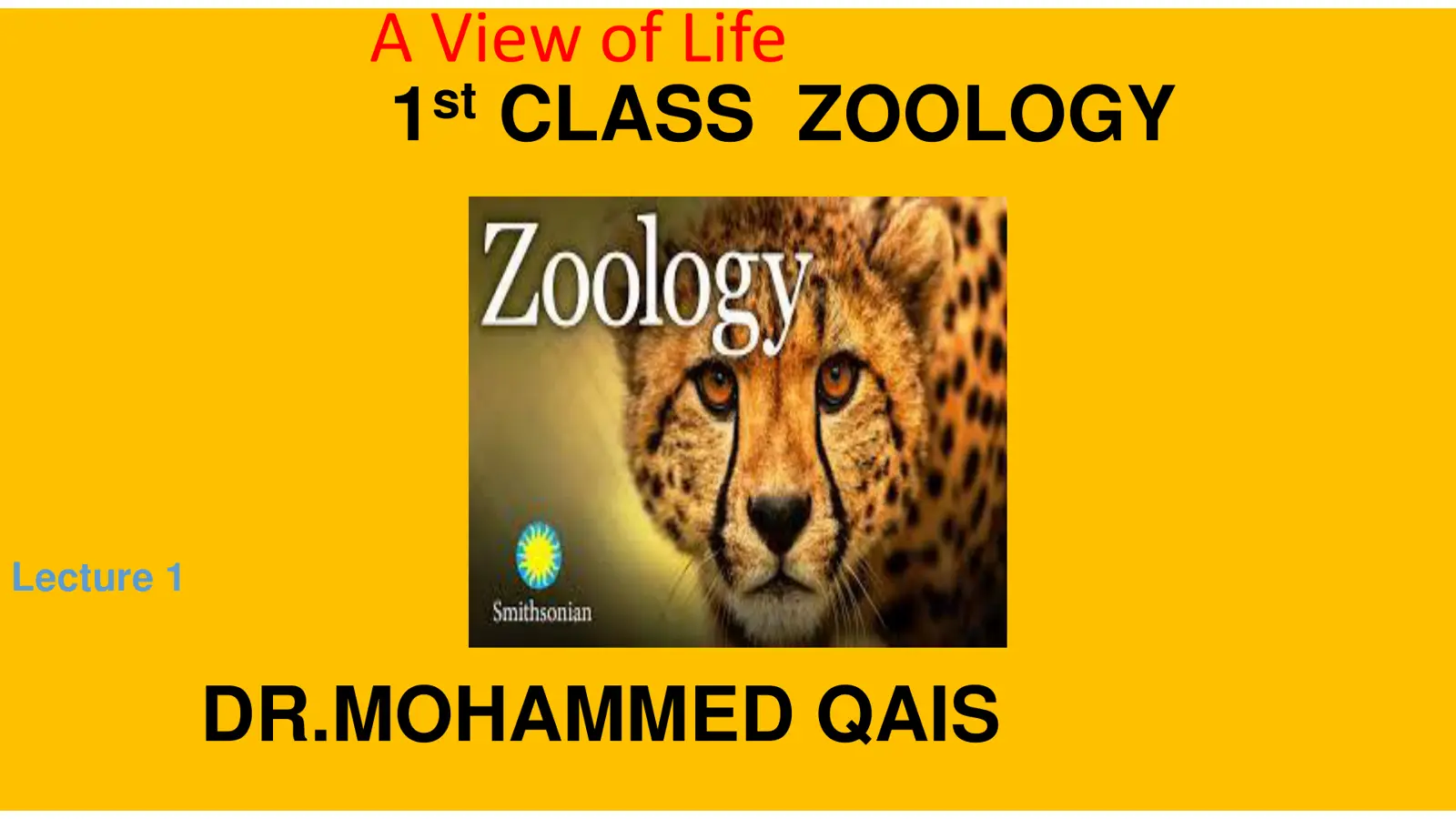 غلاف تقرير A View of Life