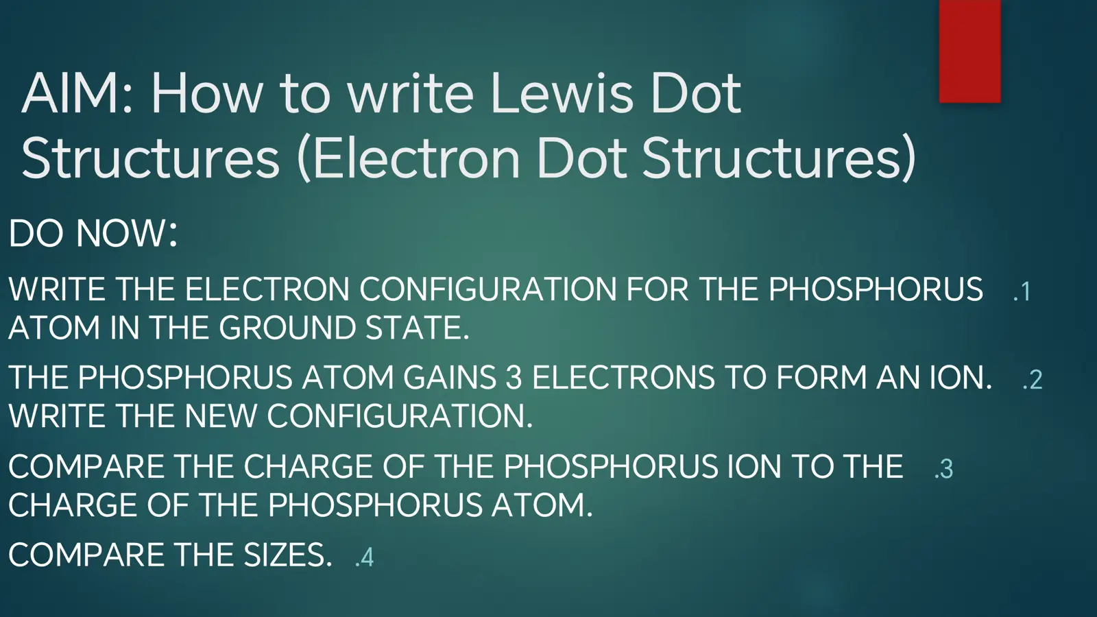 غلاف تقرير How to Write Lewis Dot Structures