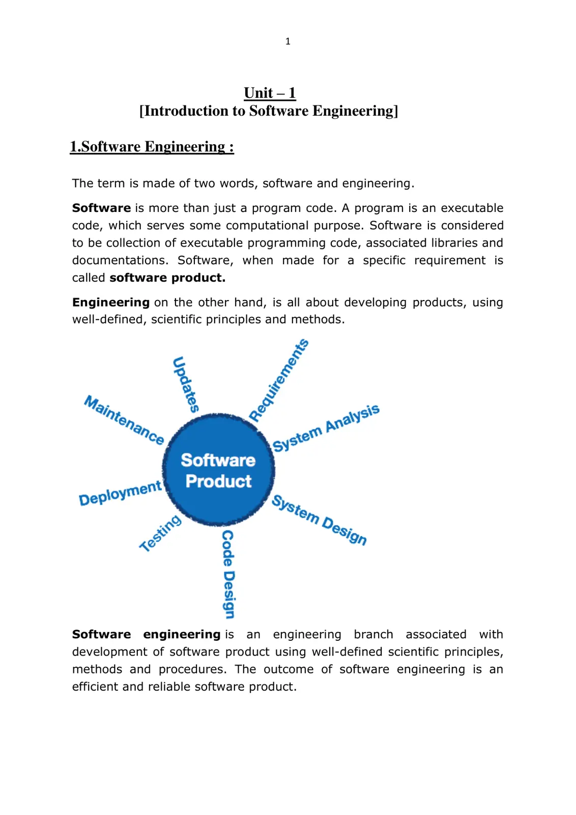 غلاف تقرير Introduction to Software Engineering