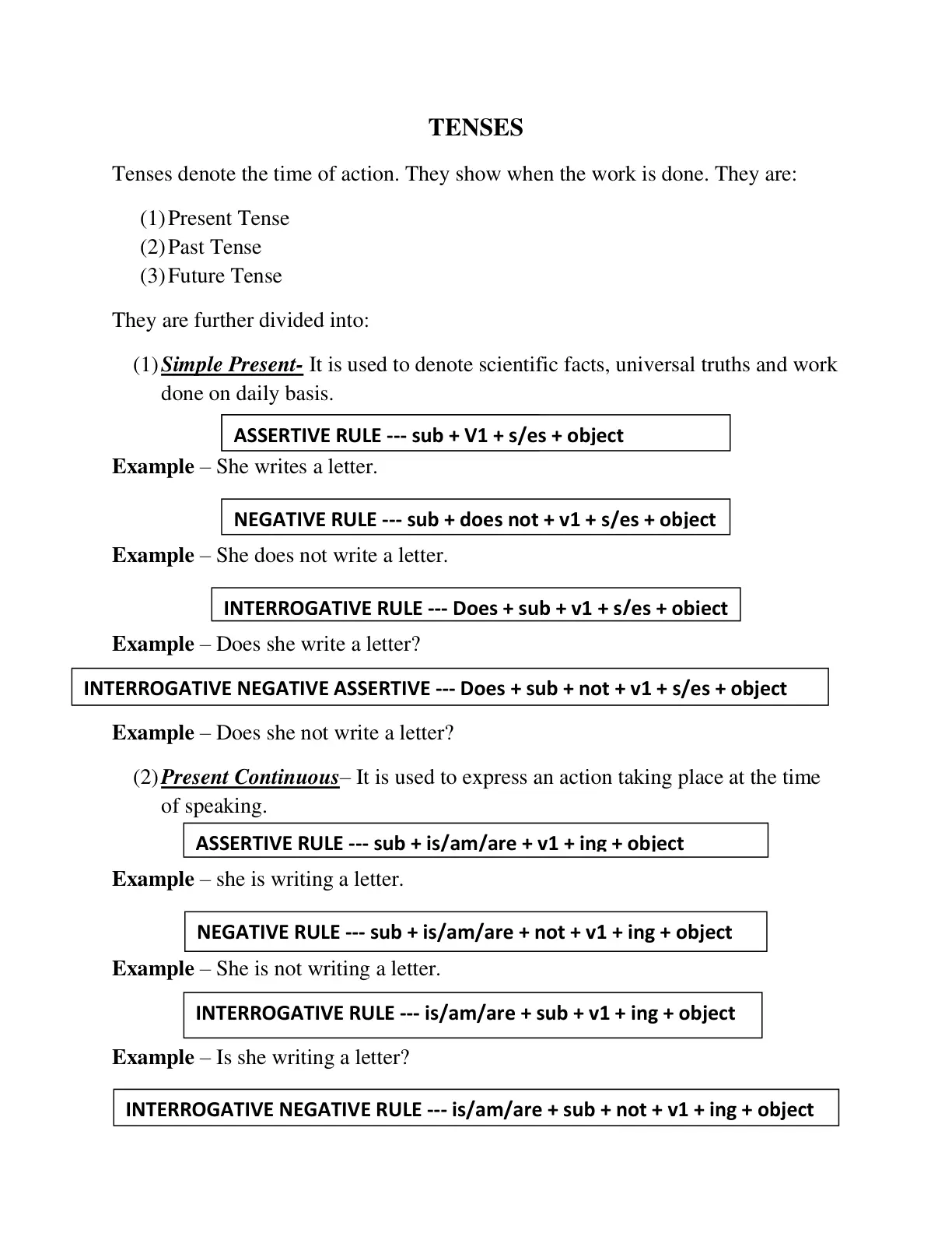 غلاف تقرير TENSES