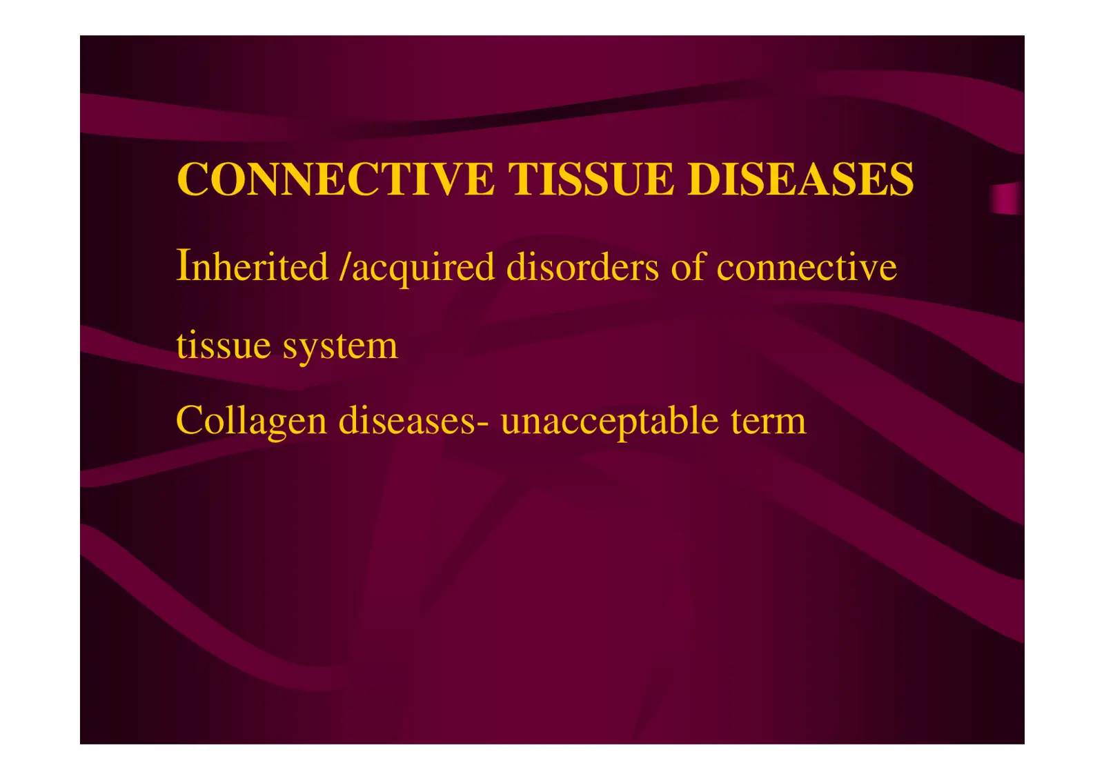 غلاف تقرير CONNECTIVE TISSUE DISEASES