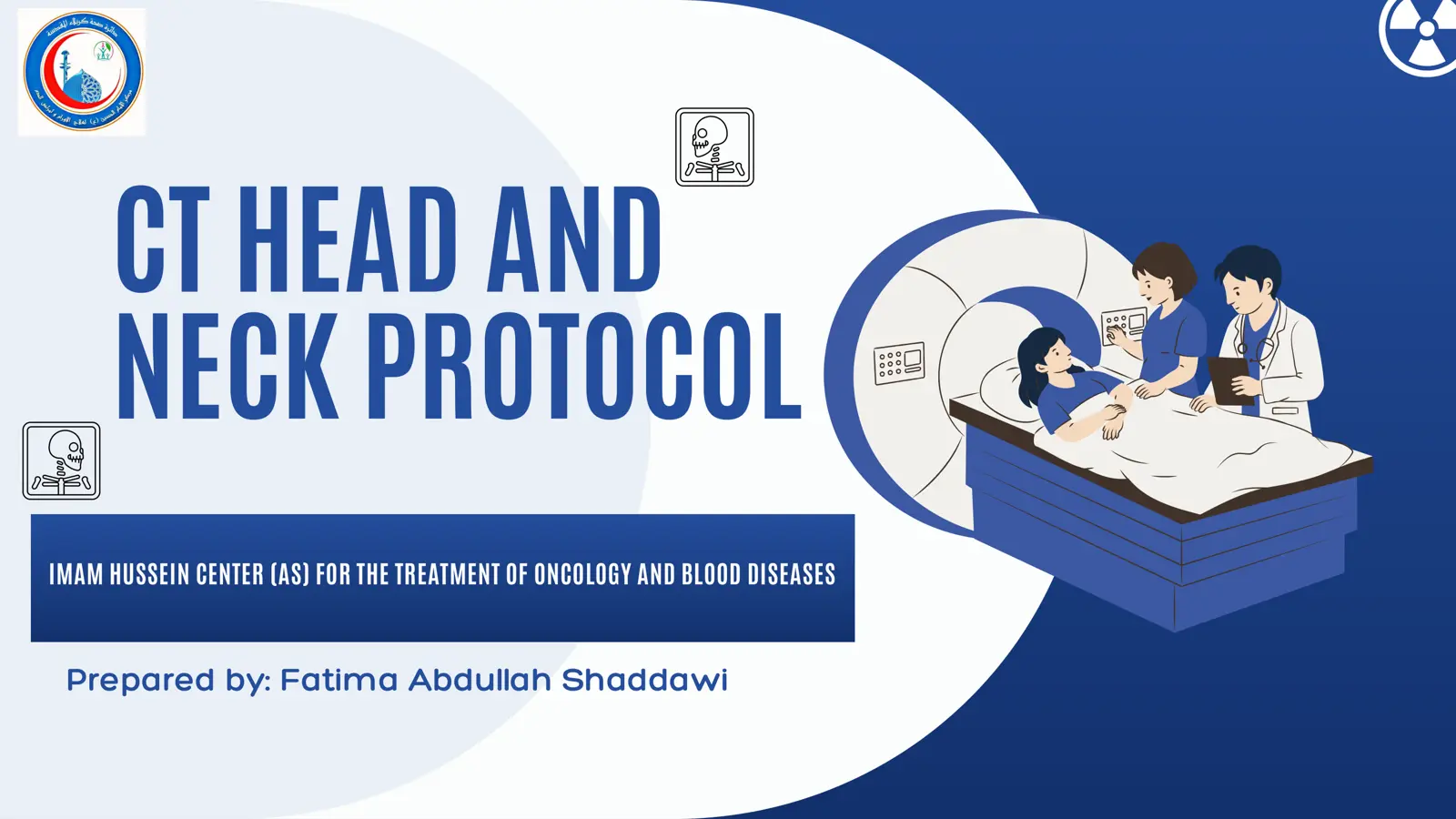 غلاف تقرير CT Head and Neck Protocol