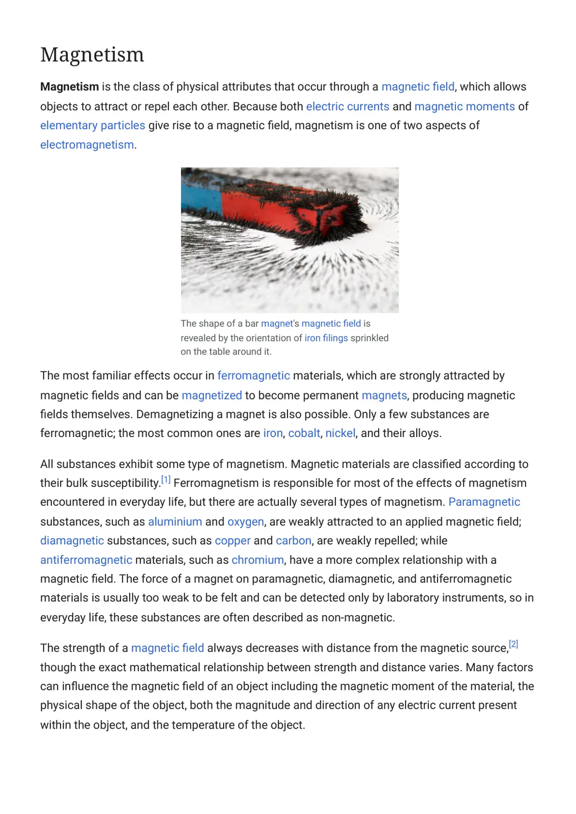غلاف تقرير Magnetism
