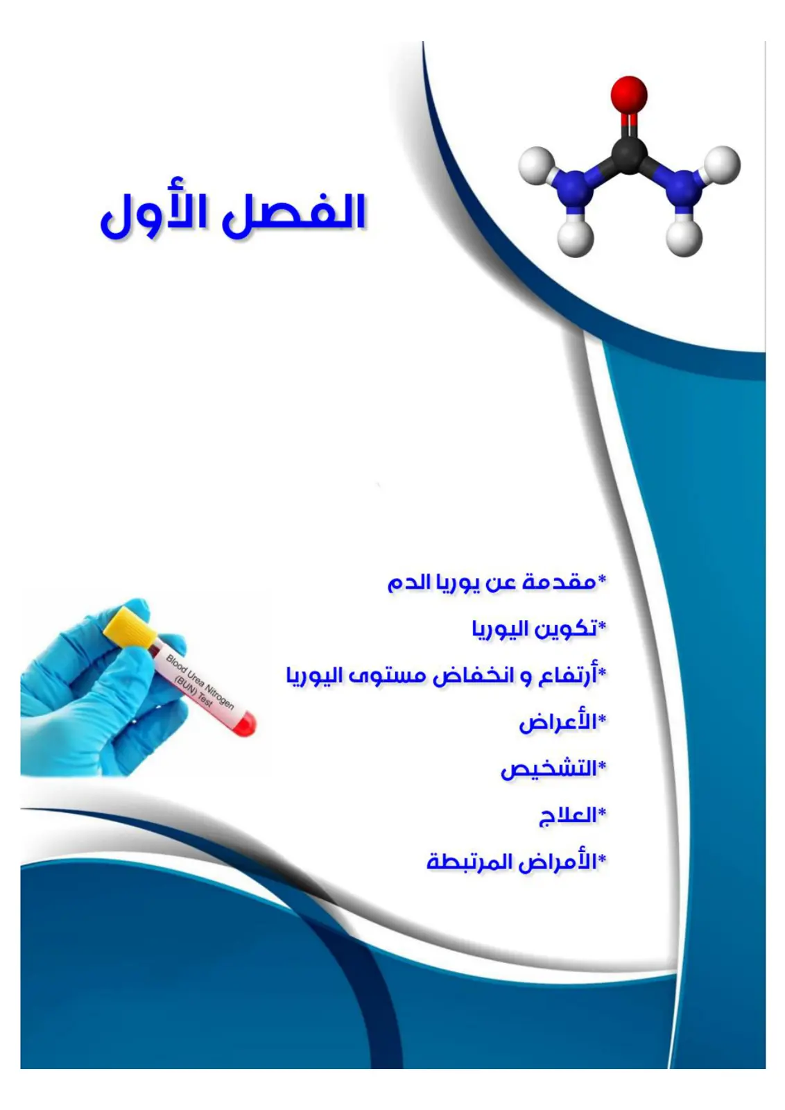 غلاف تقرير Blood Urea Nitrogen (BUN) Test