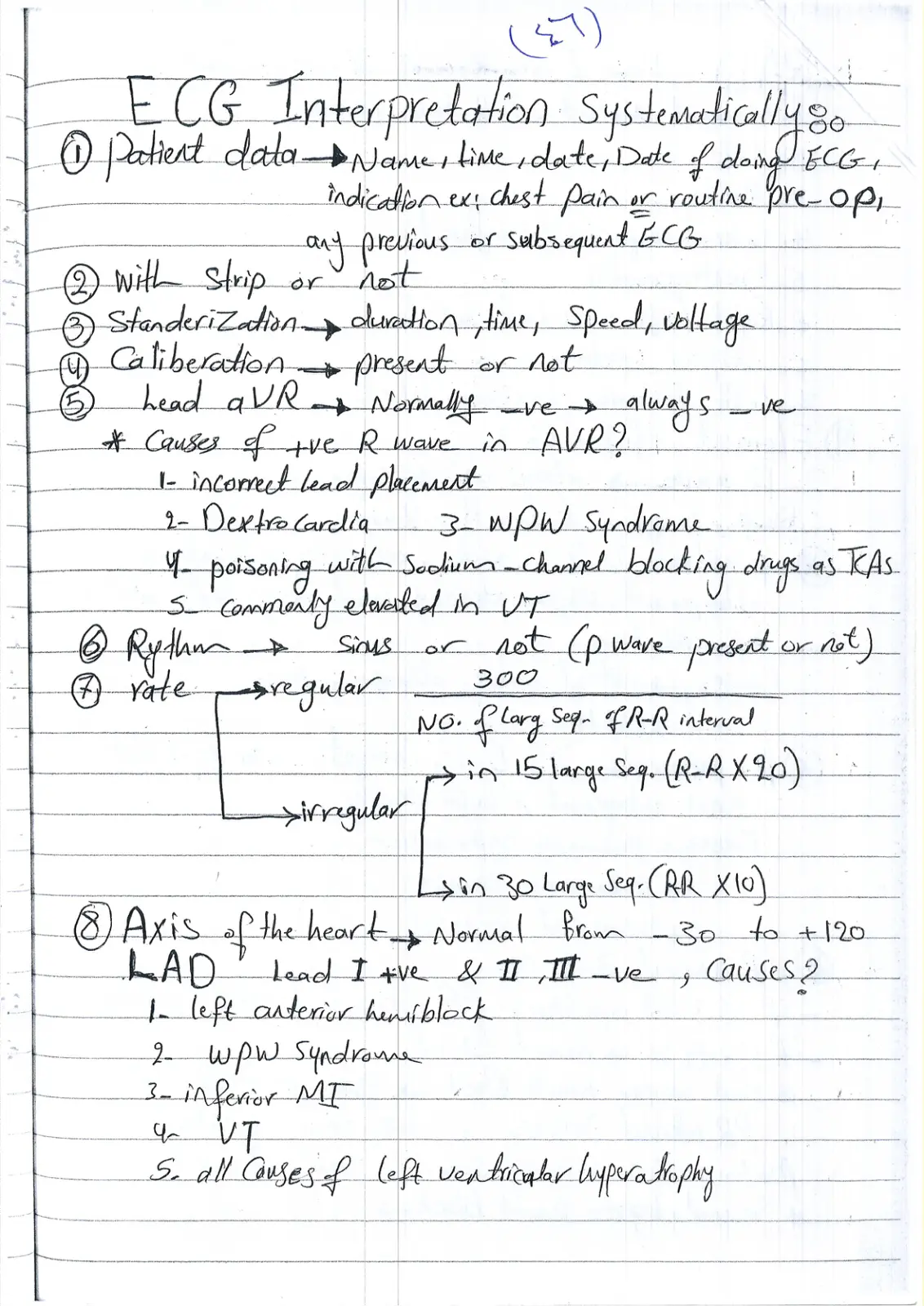 غلاف تقرير ECG Interpretation Systematically