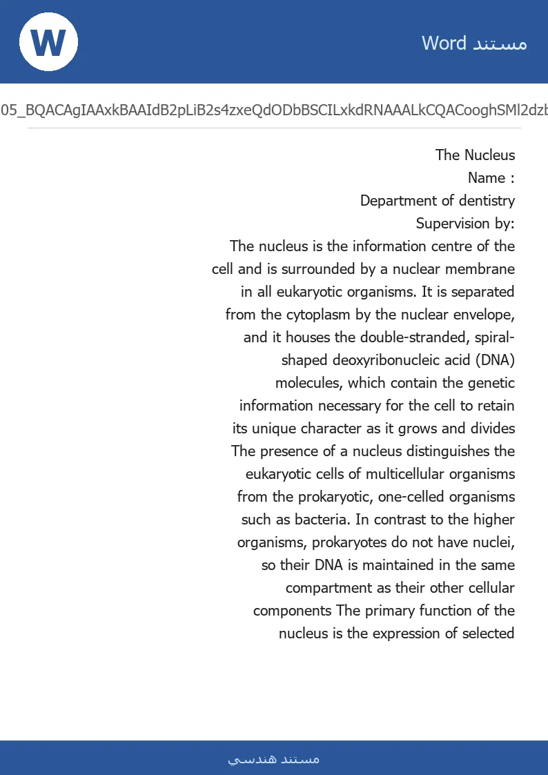 غلاف تقرير The Nucleus