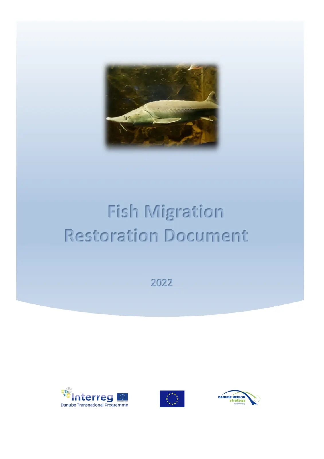 غلاف تقرير Fish Migration Restoration Document