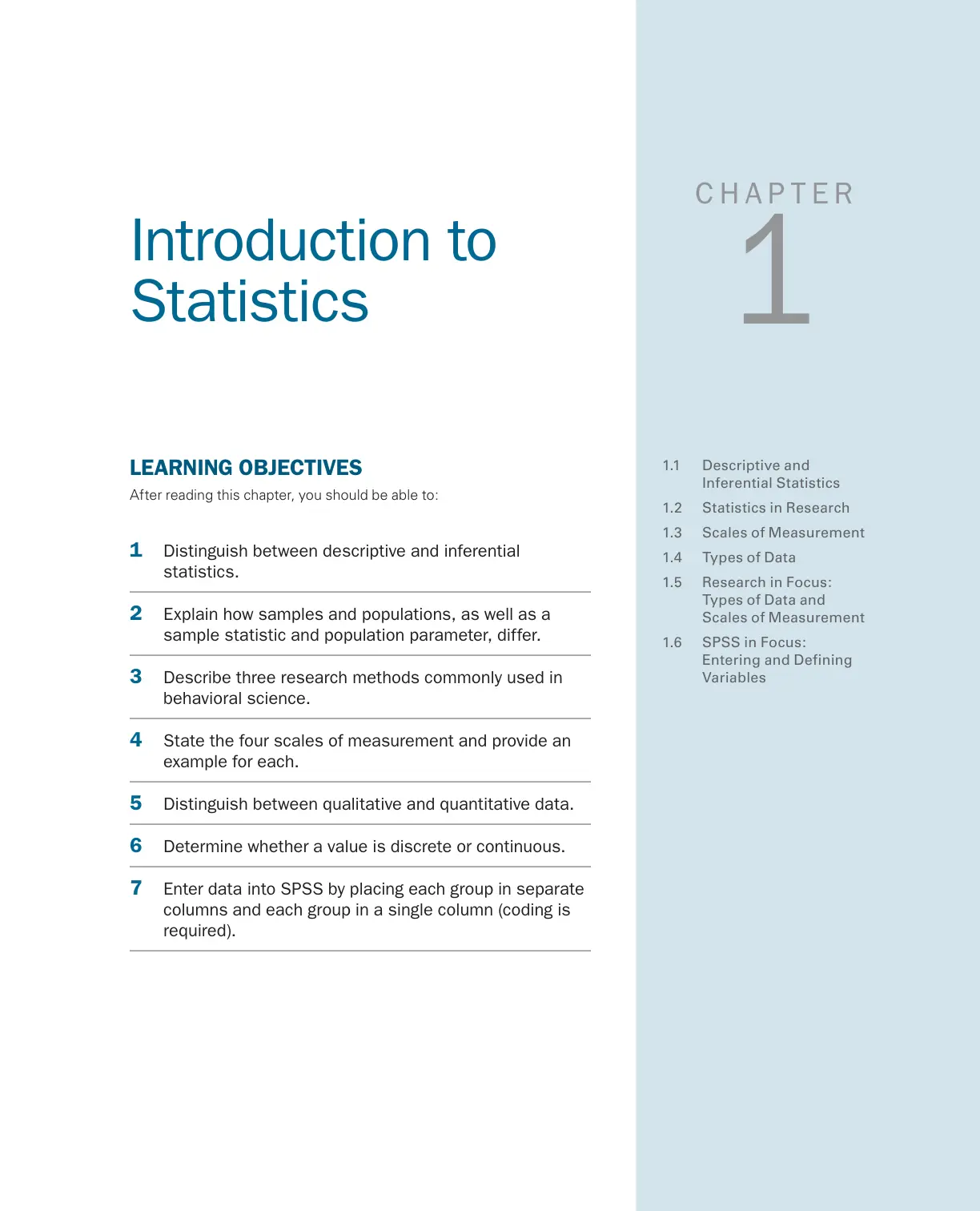 غلاف تقرير Introduction to Statistics - CHAPTER 1