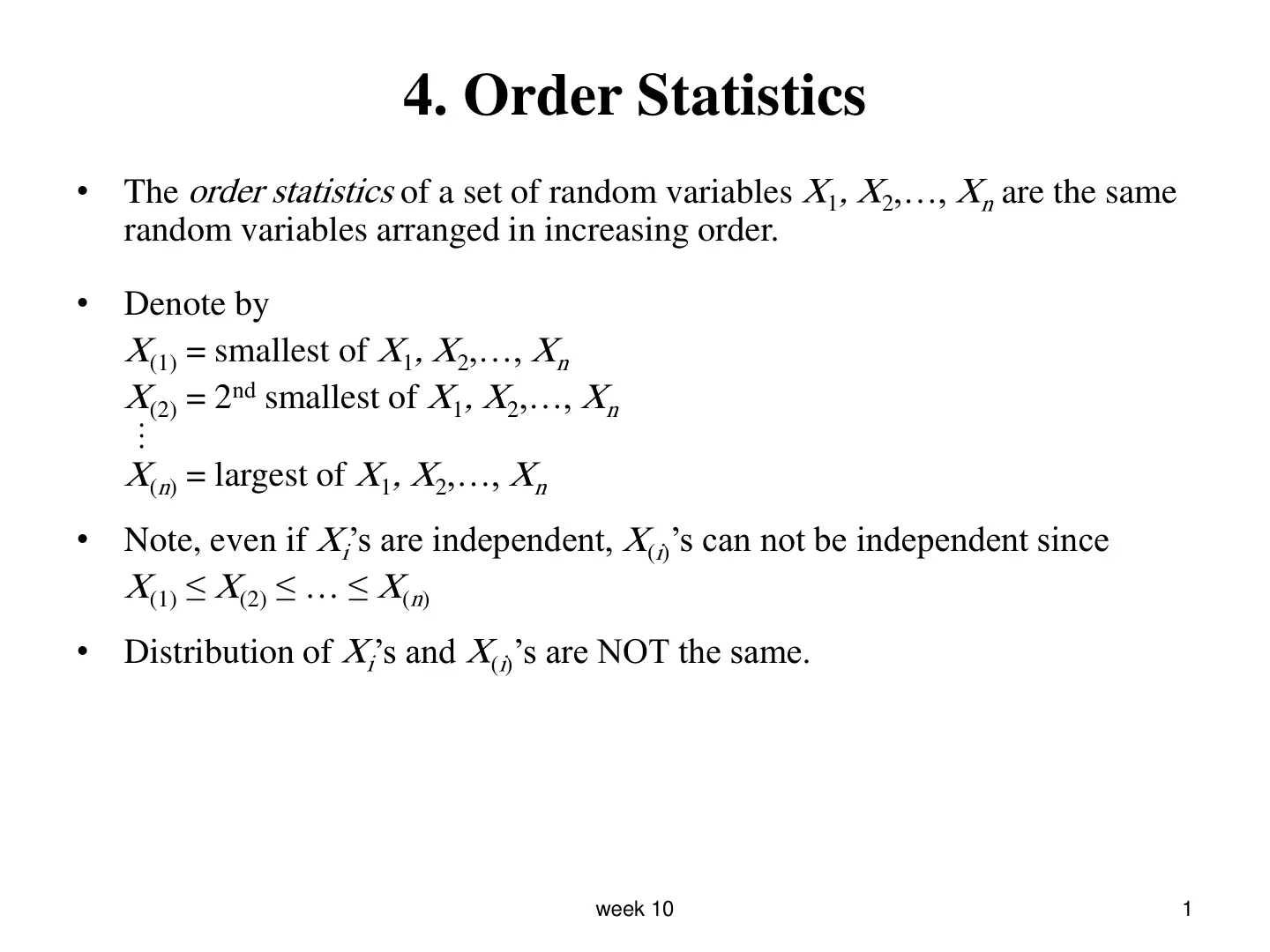 غلاف تقرير إحصاءات الرتب - Order Statistics