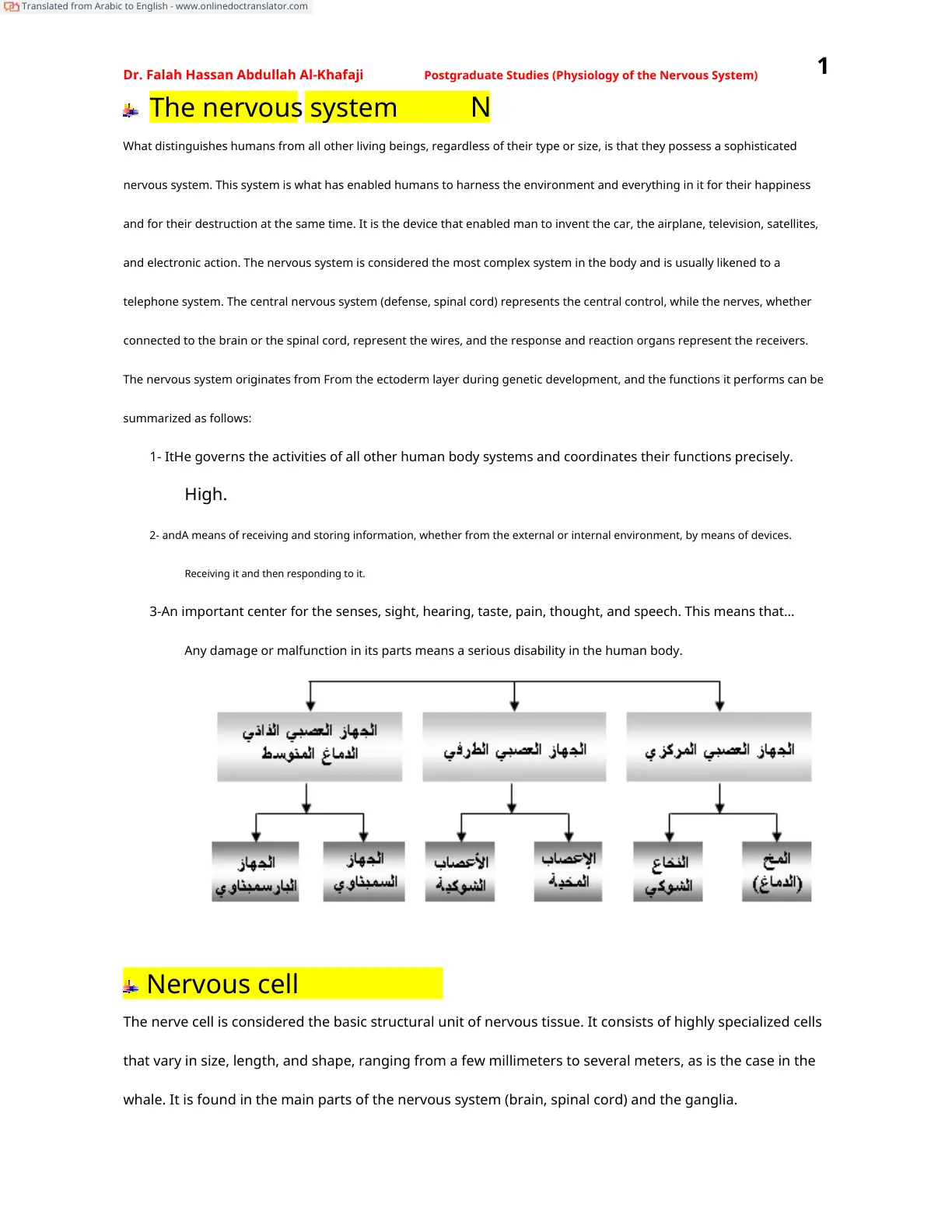 غلاف تقرير The Nervous System