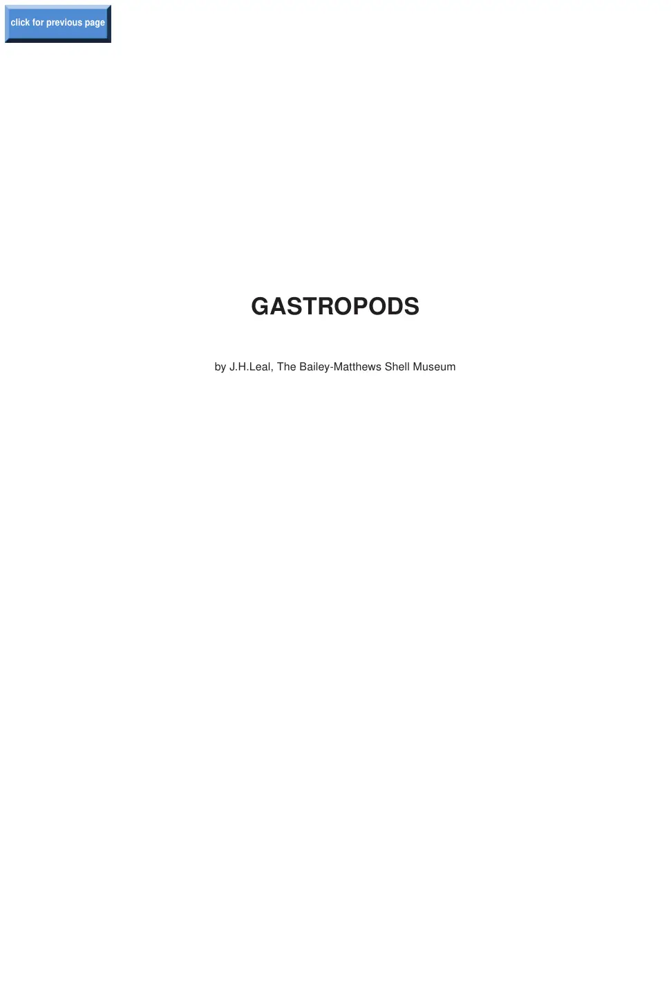 غلاف تقرير GASTROPODS