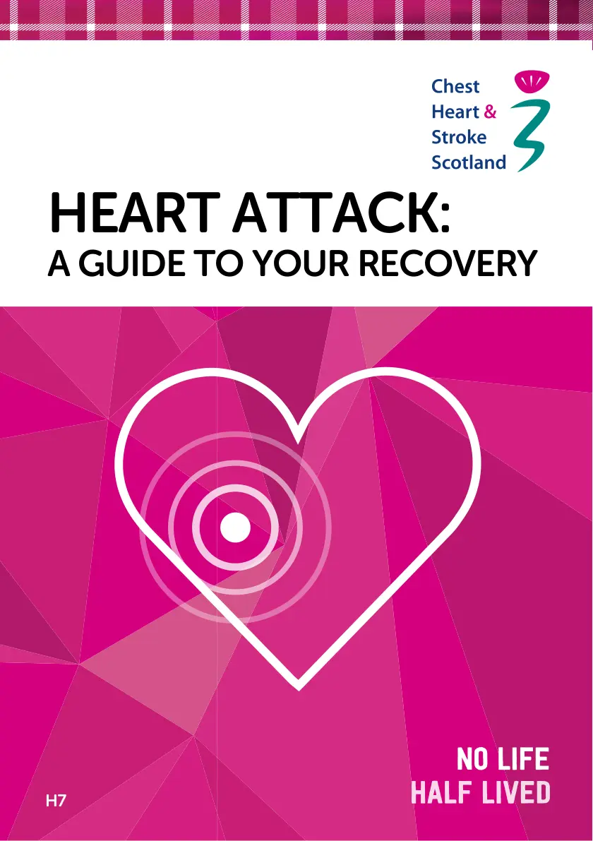 غلاف تقرير HEART ATTACK: A GUIDE TO YOUR RECOVERY