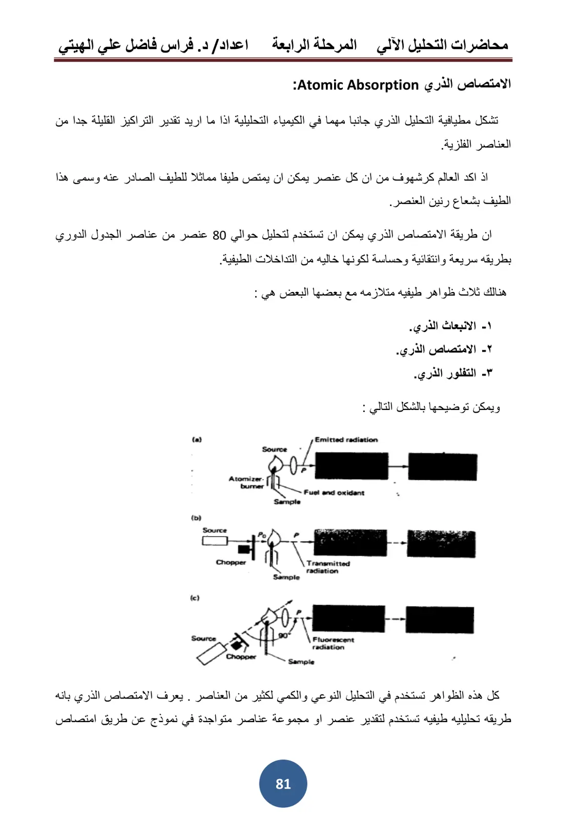 غلاف تقرير محاضرات التحليل الآلي المرحلة الرابعة