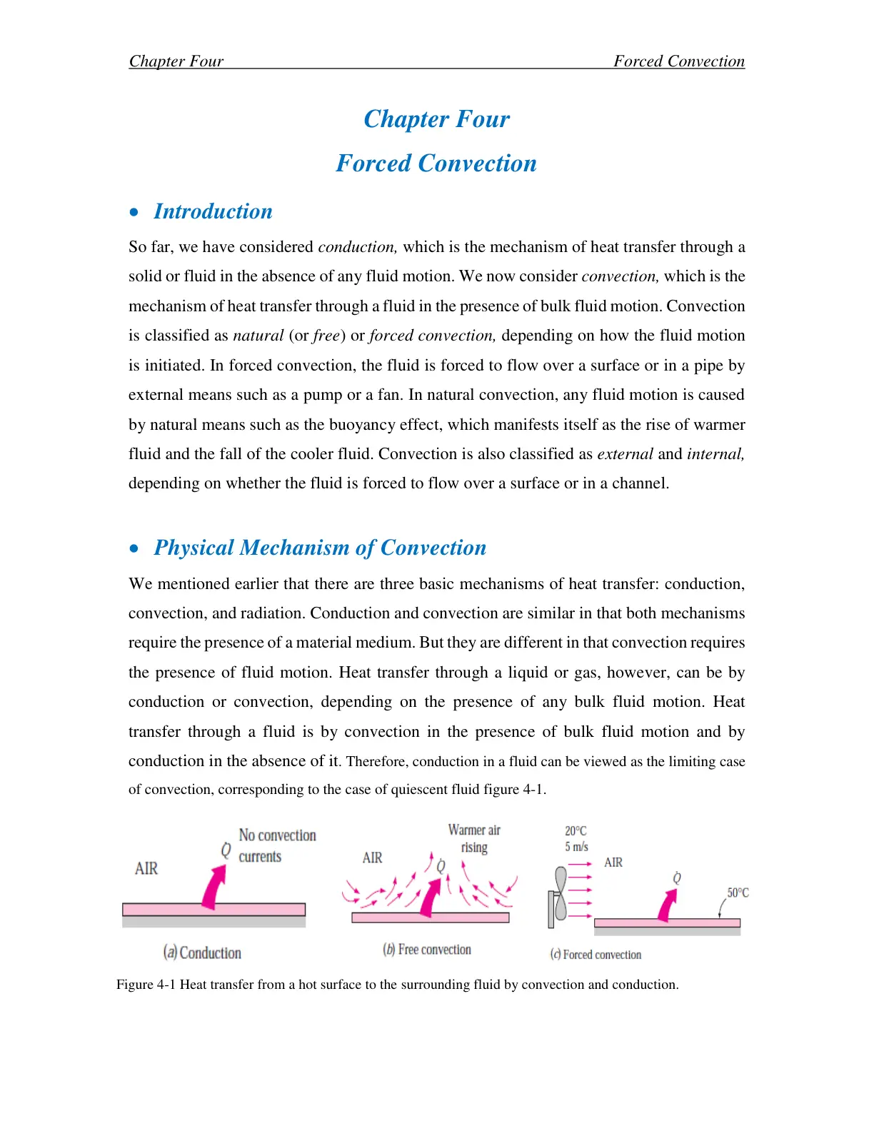 غلاف تقرير Forced Convection