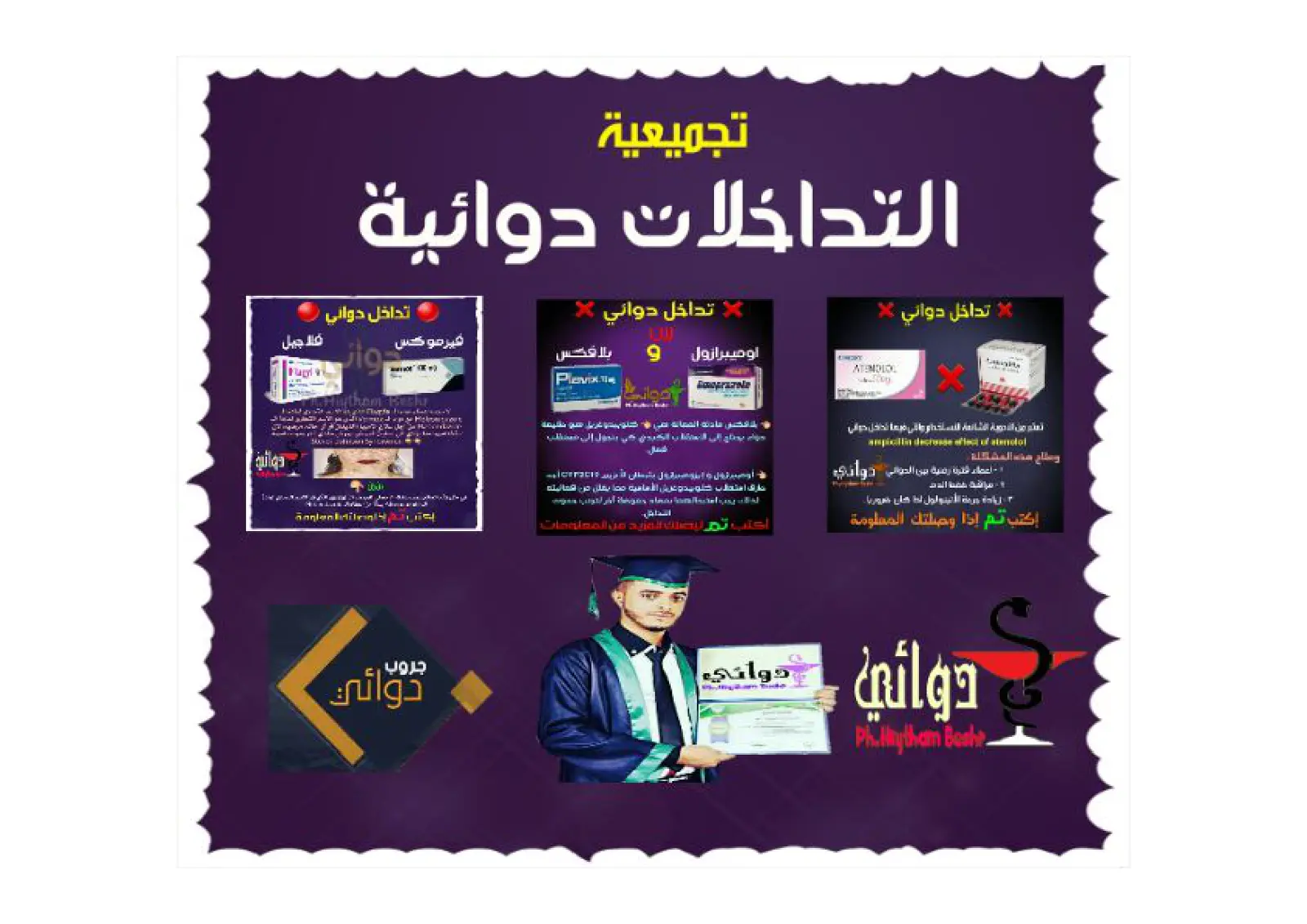 غلاف تقرير تجميعية التداخلات الدوائية