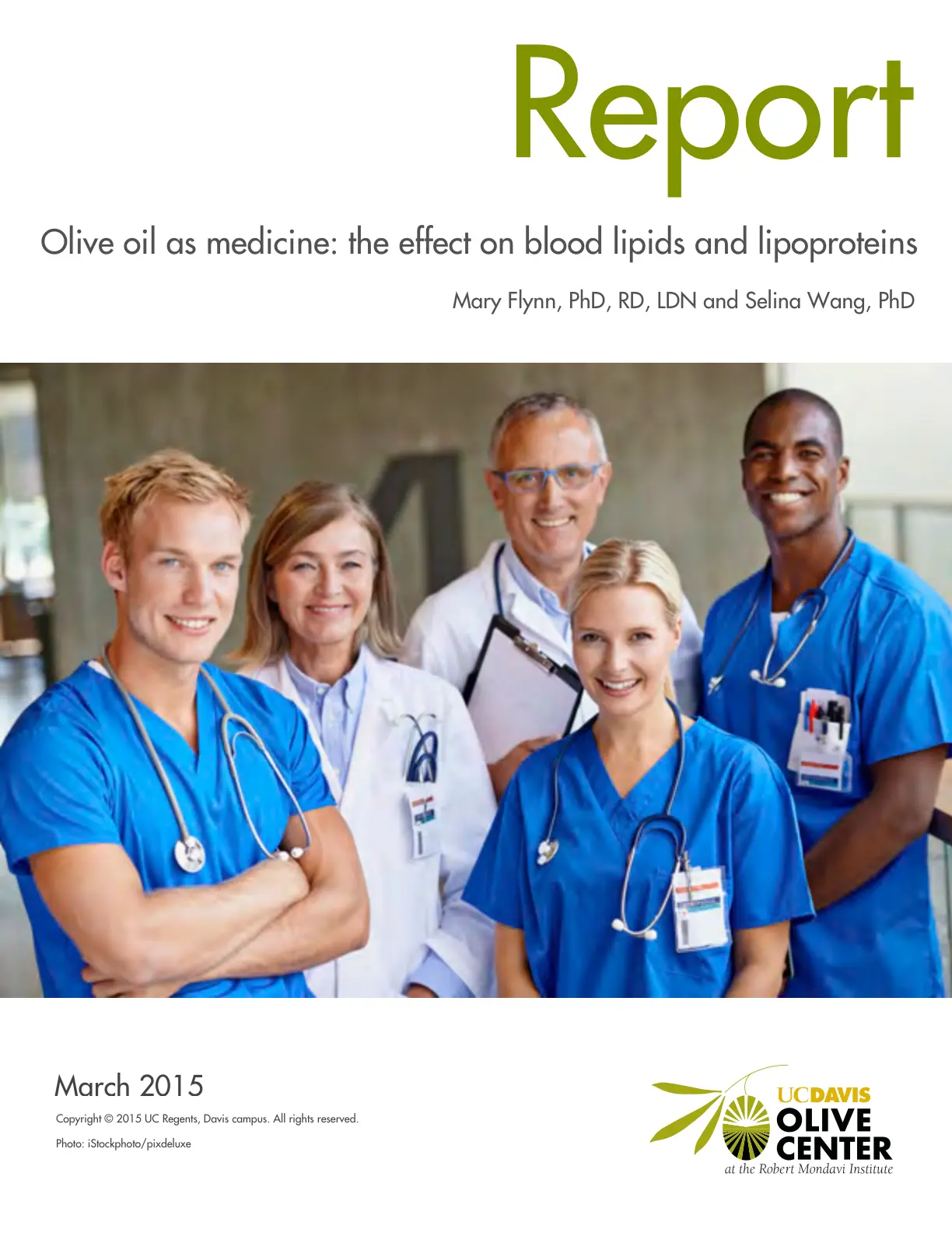 غلاف تقرير Olive oil as medicine: the effect on blood lipids and lipoproteins
