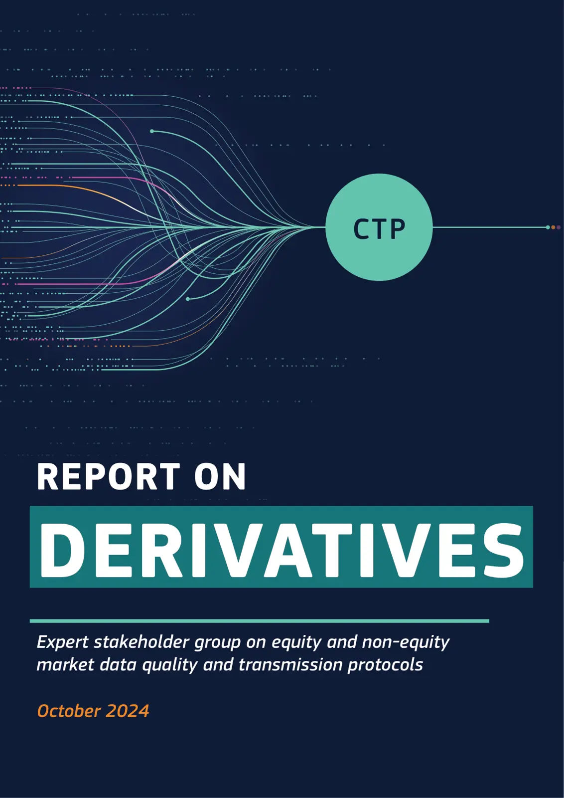 غلاف تقرير Report on Derivatives