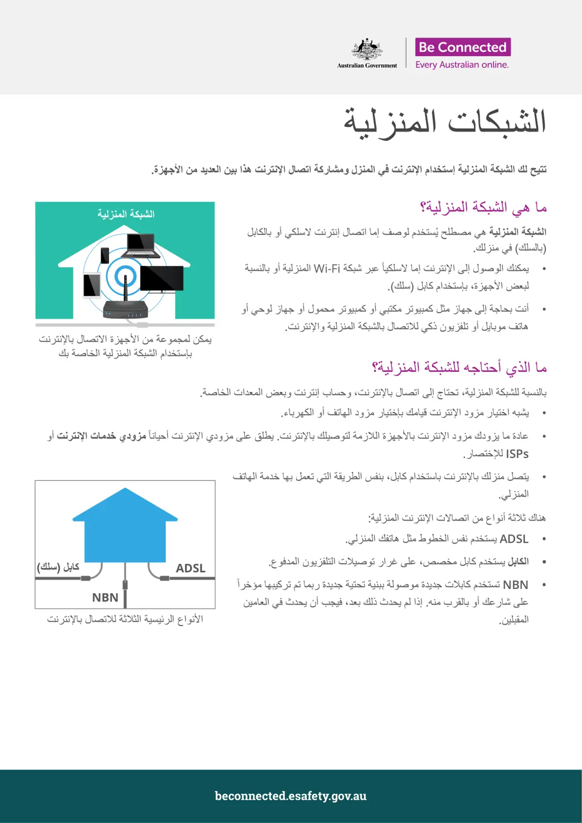 غلاف تقرير الشبكات المنزلية