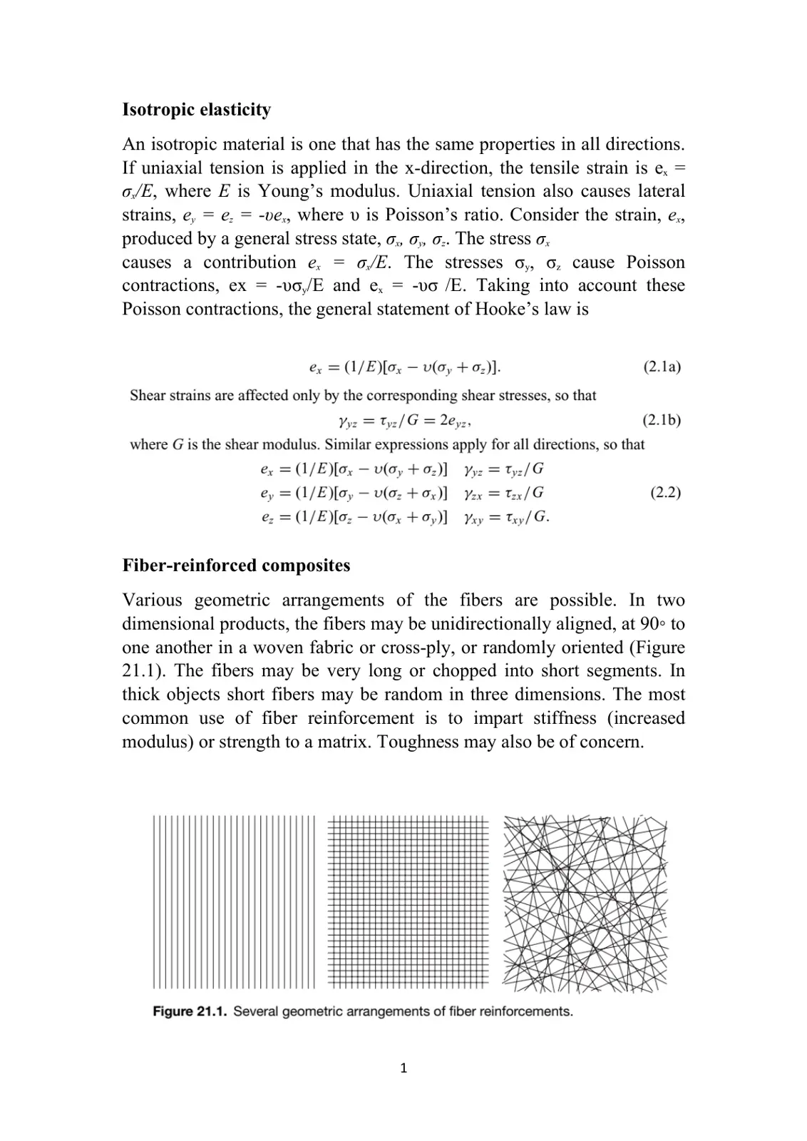 غلاف تقرير Isotropic elasticity