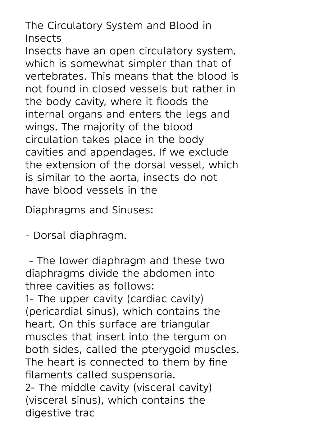غلاف تقرير The Circulatory System and Blood in Insects