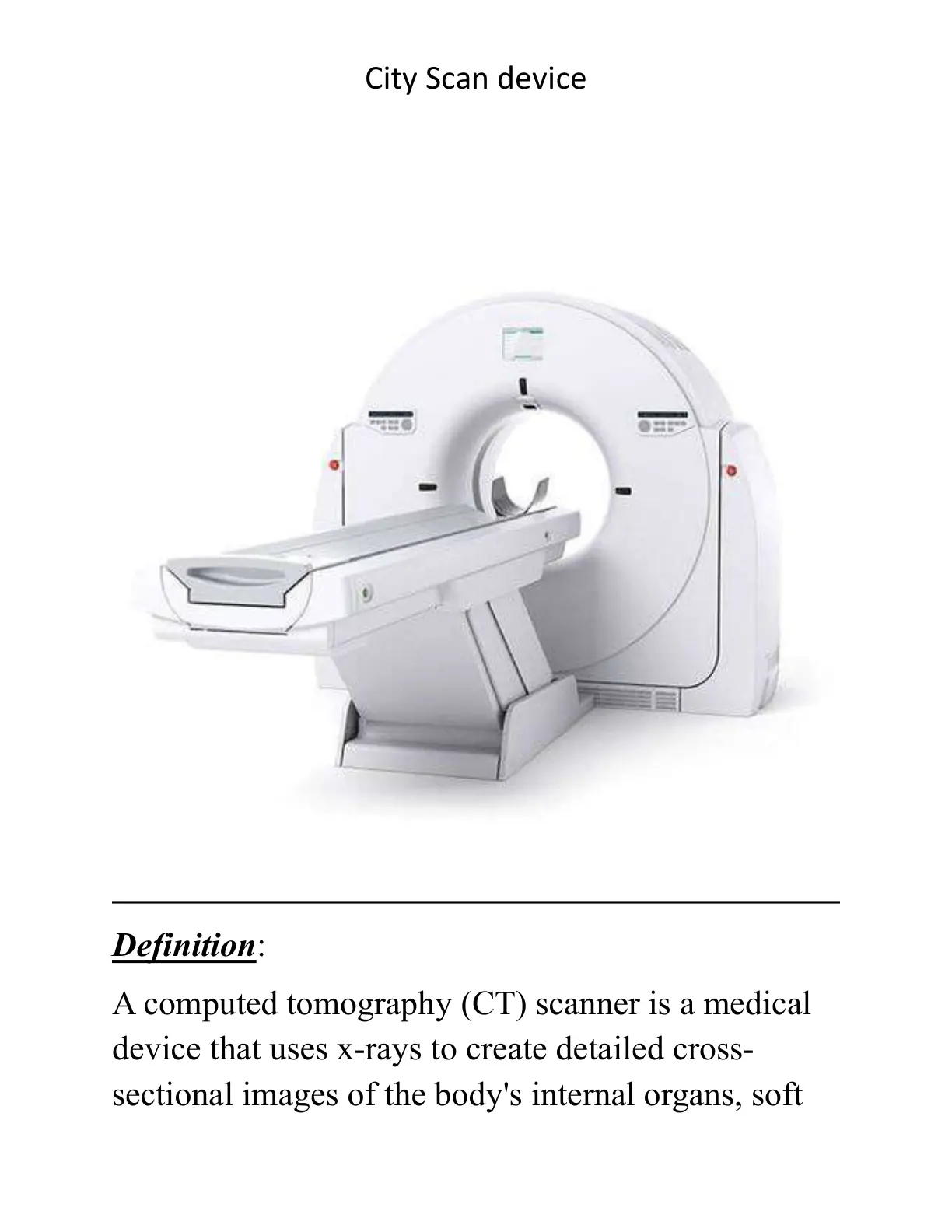 غلاف تقرير City Scan device