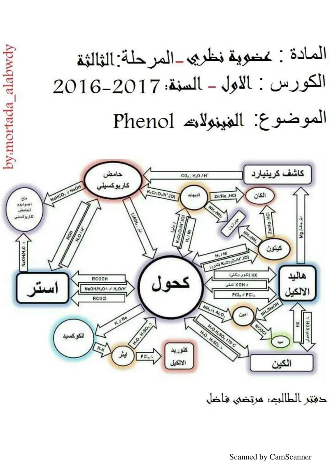 غلاف تقرير الفينولات Phenol
