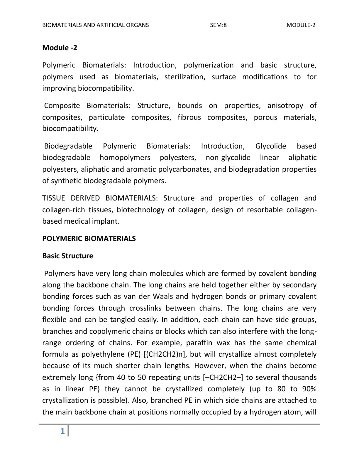 غلاف تقرير BIOMATERIALS AND ARTIFICIAL ORGANS