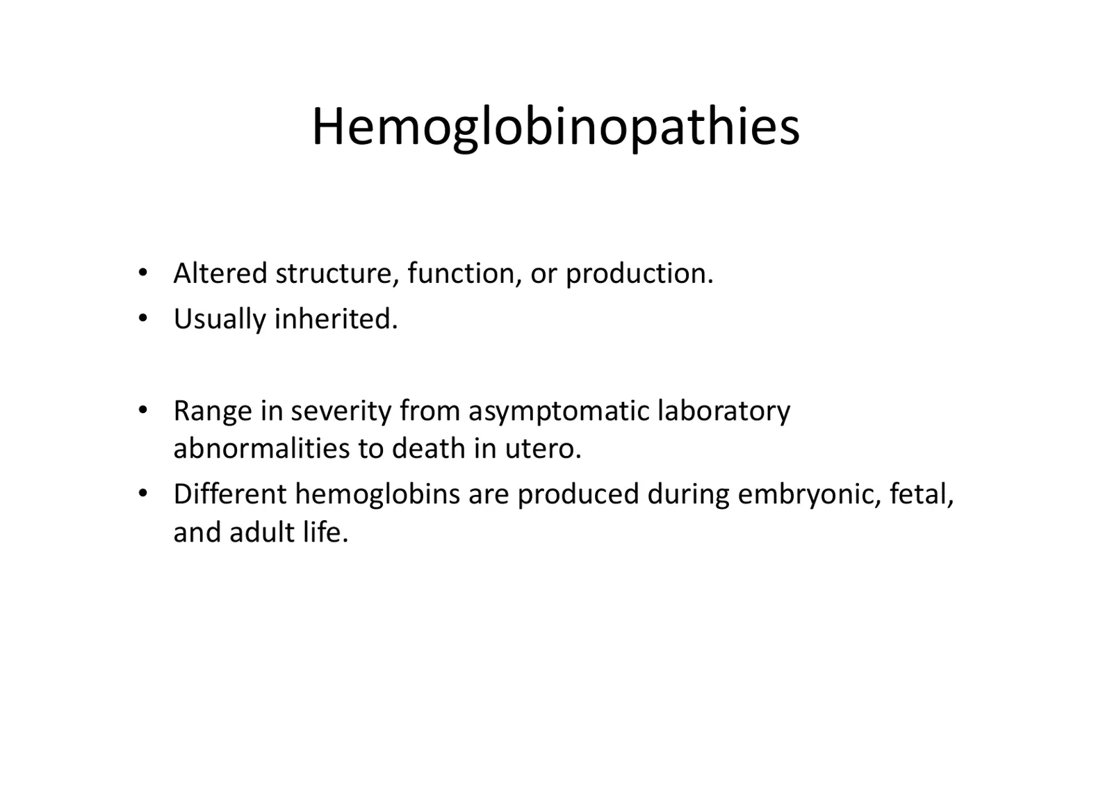 غلاف تقرير Hemoglobinopathies