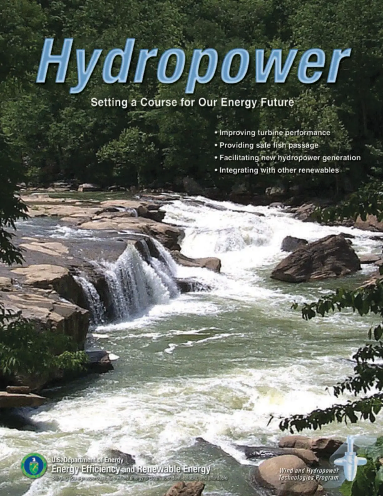 غلاف تقرير Hydropower - Setting a Course for Our Energy Future