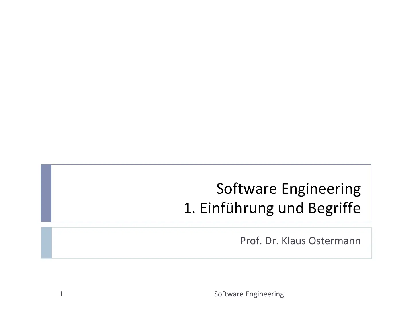 غلاف تقرير Software Engineering
