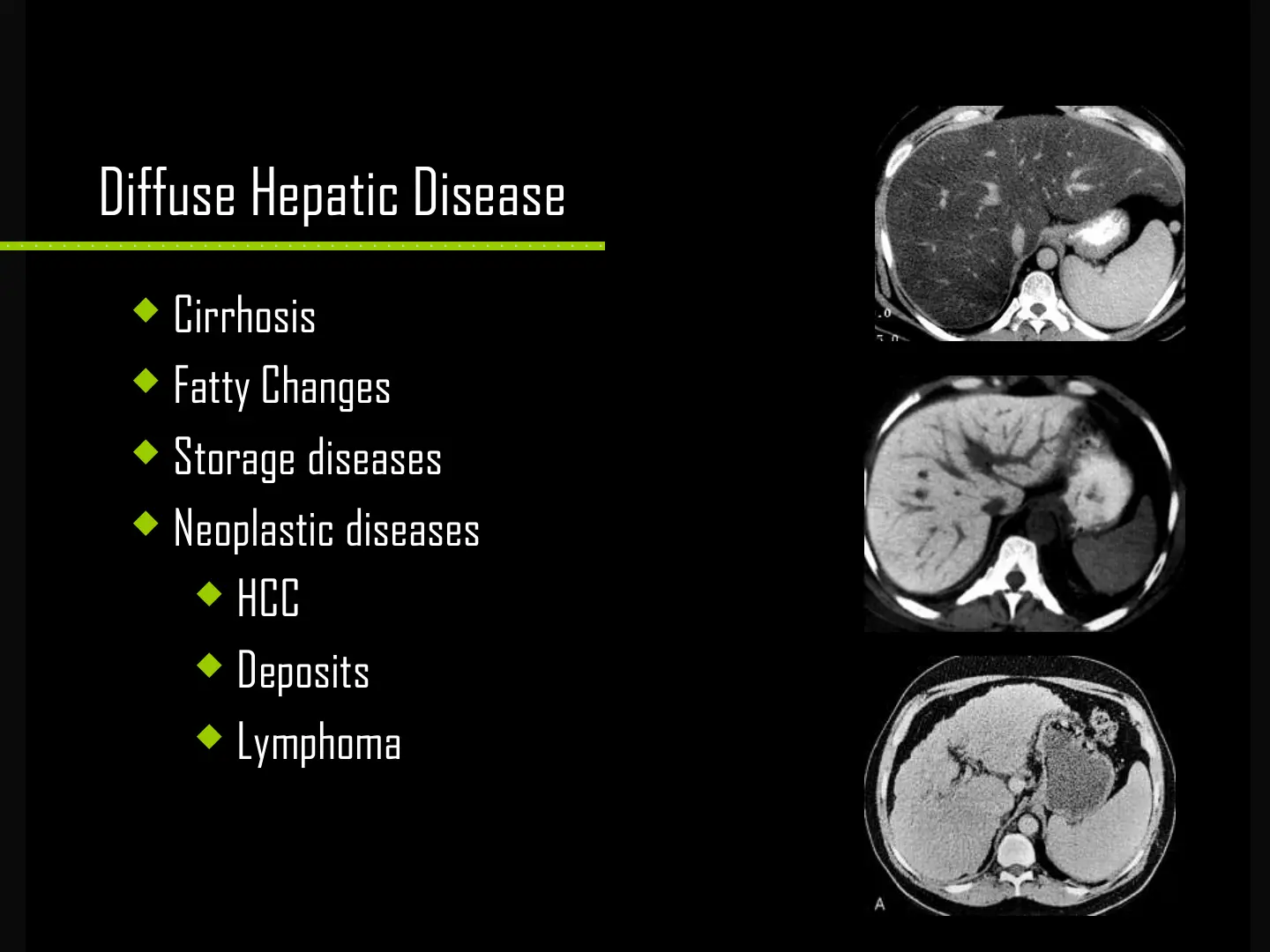 غلاف تقرير Diffuse Hepatic Disease