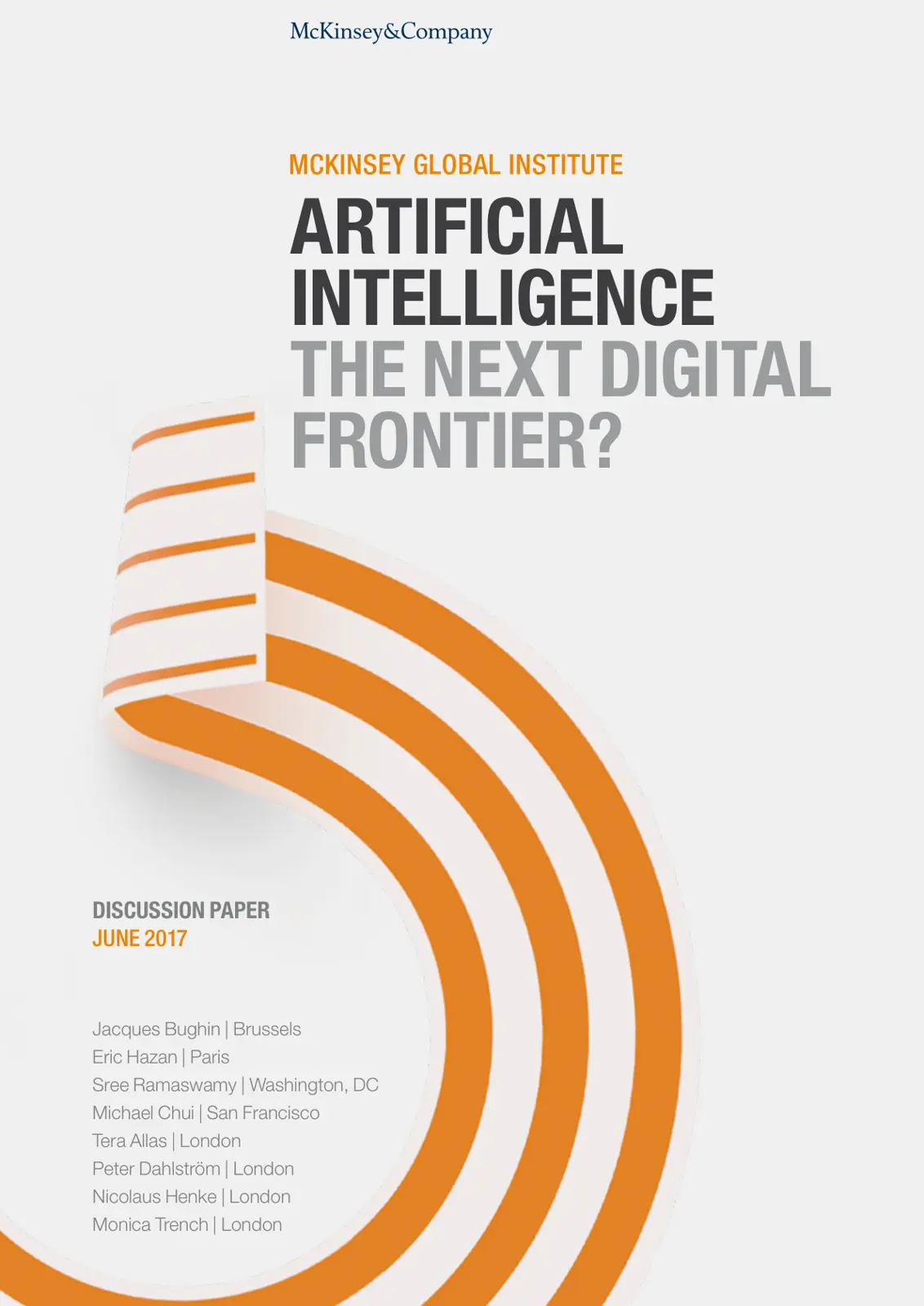 غلاف تقرير Artificial Intelligence: The Next Digital Frontier?