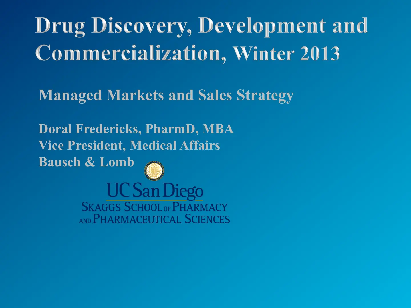 غلاف تقرير Drug Discovery, Development and Commercialization