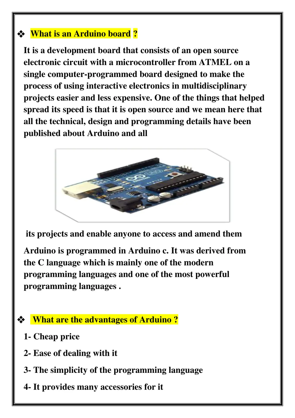 غلاف تقرير What is an Arduino board?