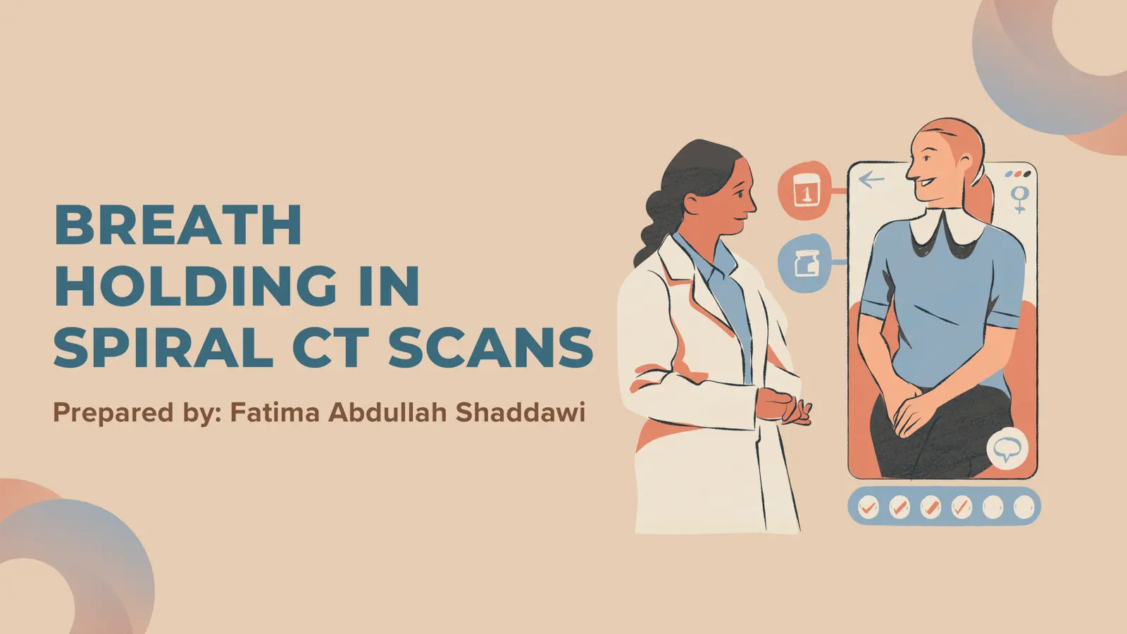 غلاف تقرير Breath Holding in Spiral CT Scans