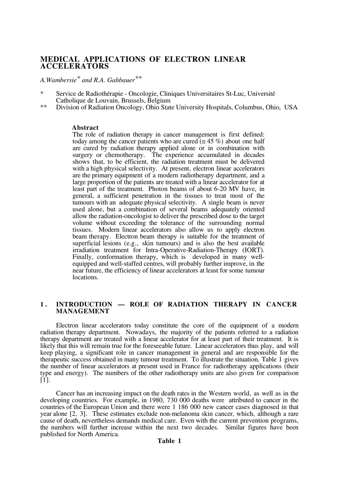 غلاف تقرير Medical Applications of Electron Linear Accelerators