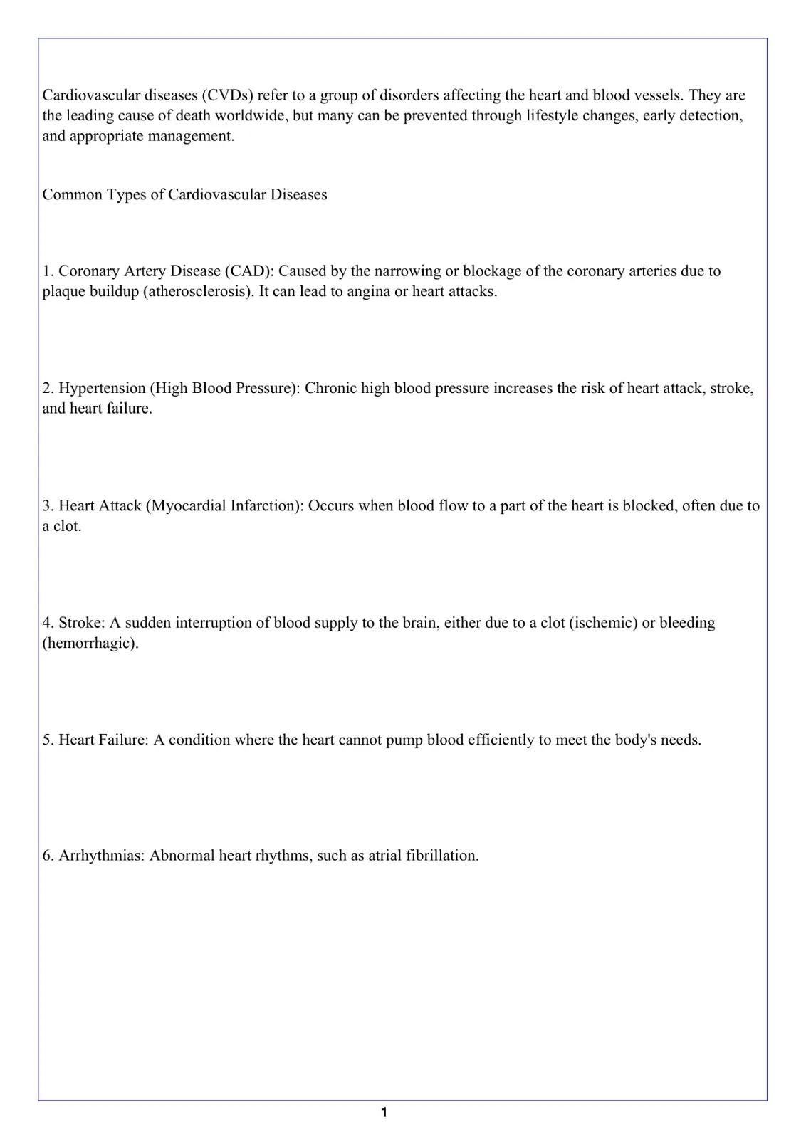 غلاف تقرير Cardiovascular diseases (CVDs)