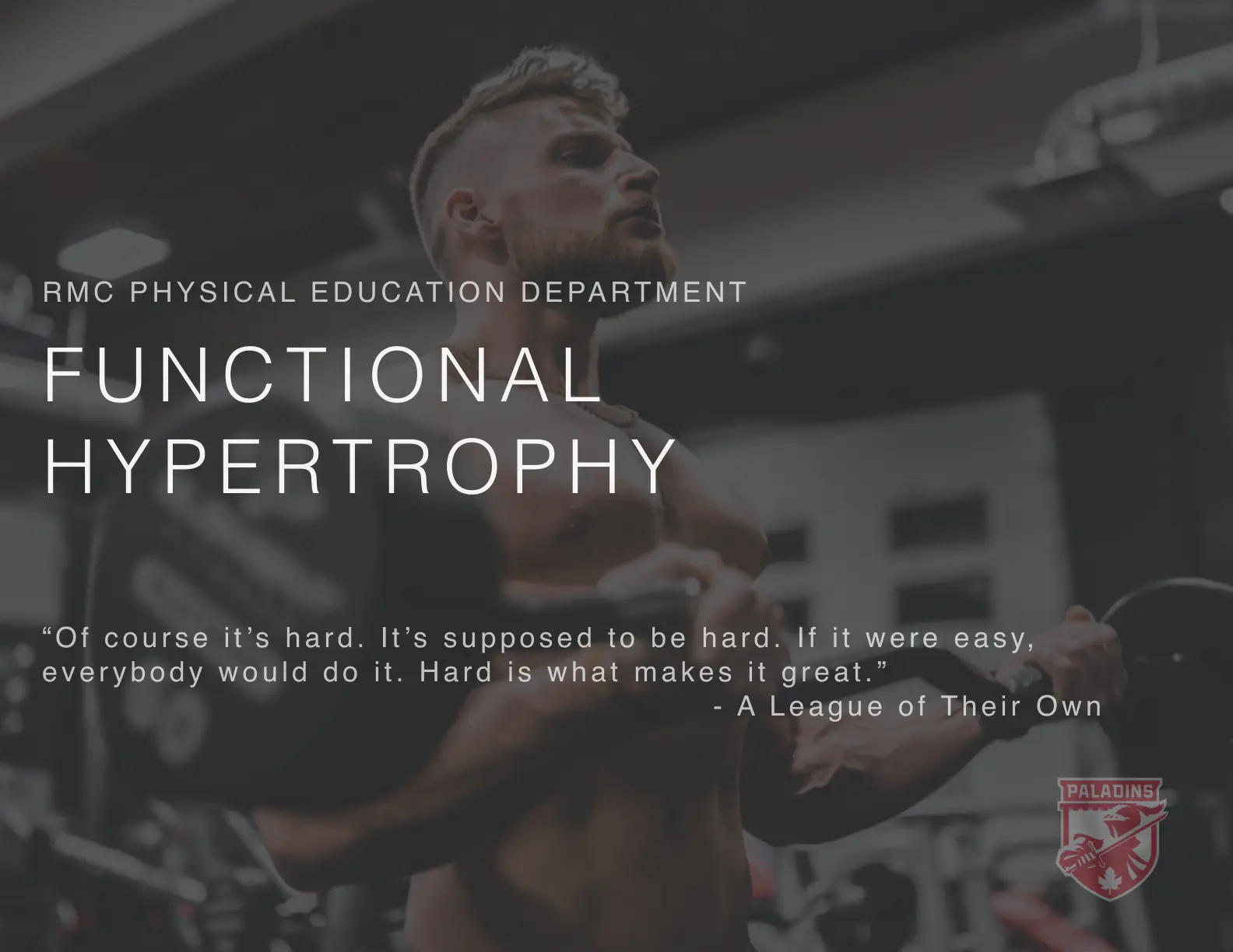 غلاف تقرير FUNCTIONAL
HYPERTROPHY