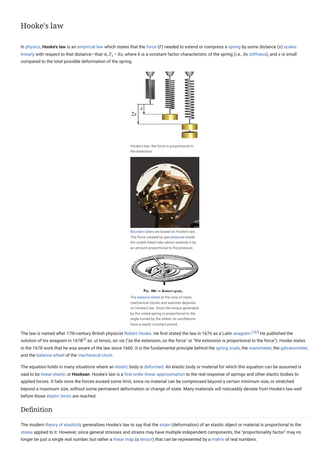 غلاف تقرير Hooke's Law