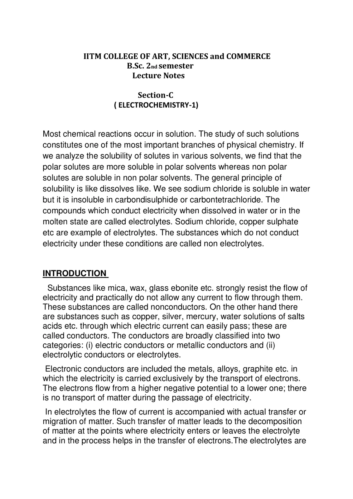 غلاف تقرير Electrochemistry-1