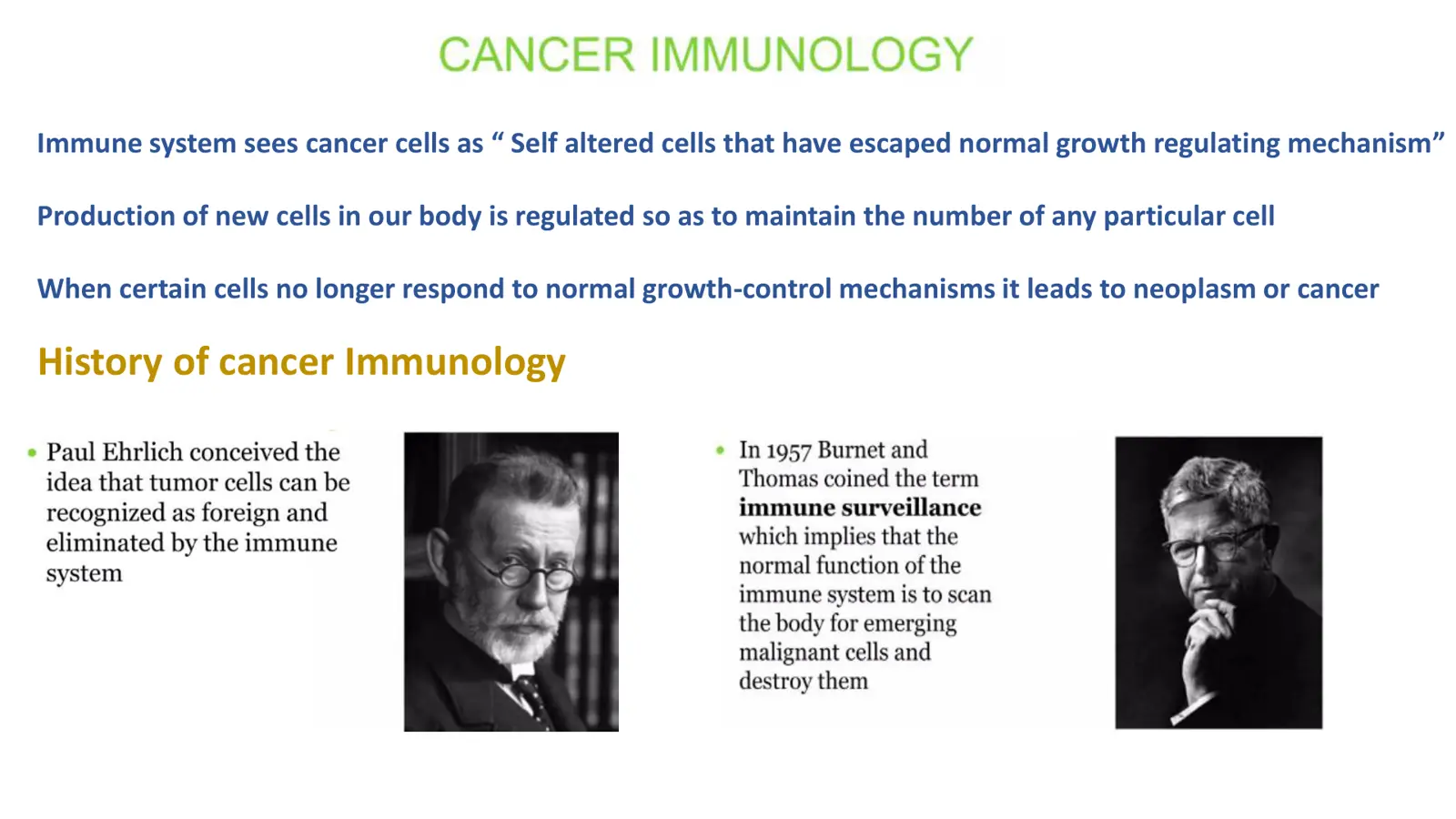 غلاف تقرير CANCER IMMUNOLOGY