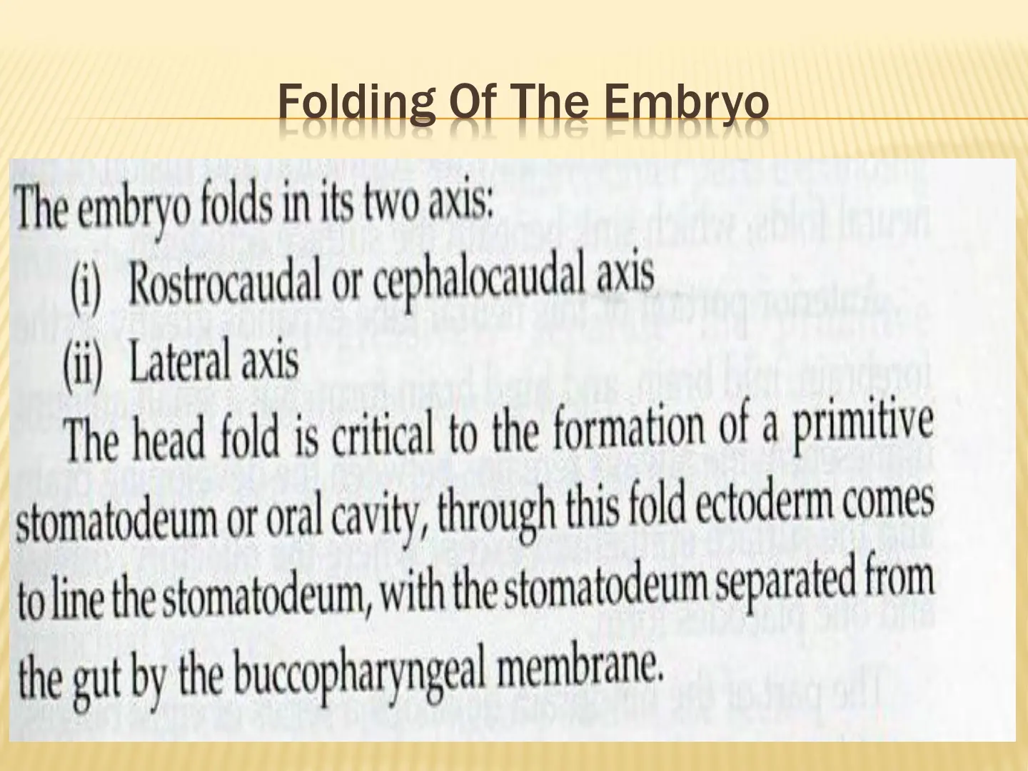 غلاف تقرير Folding Of The Embryo