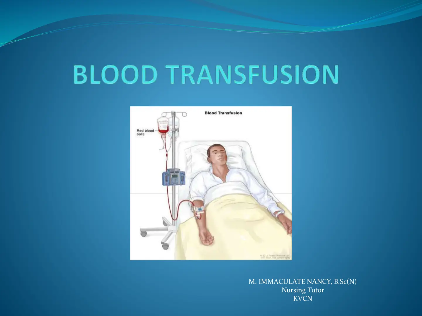 غلاف تقرير BLOOD TRANSFUSION