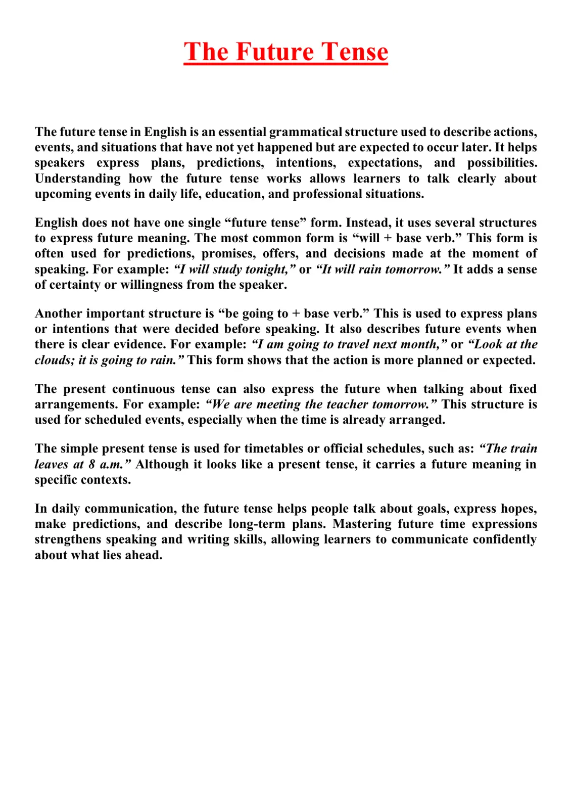 غلاف تقرير The Future Tense