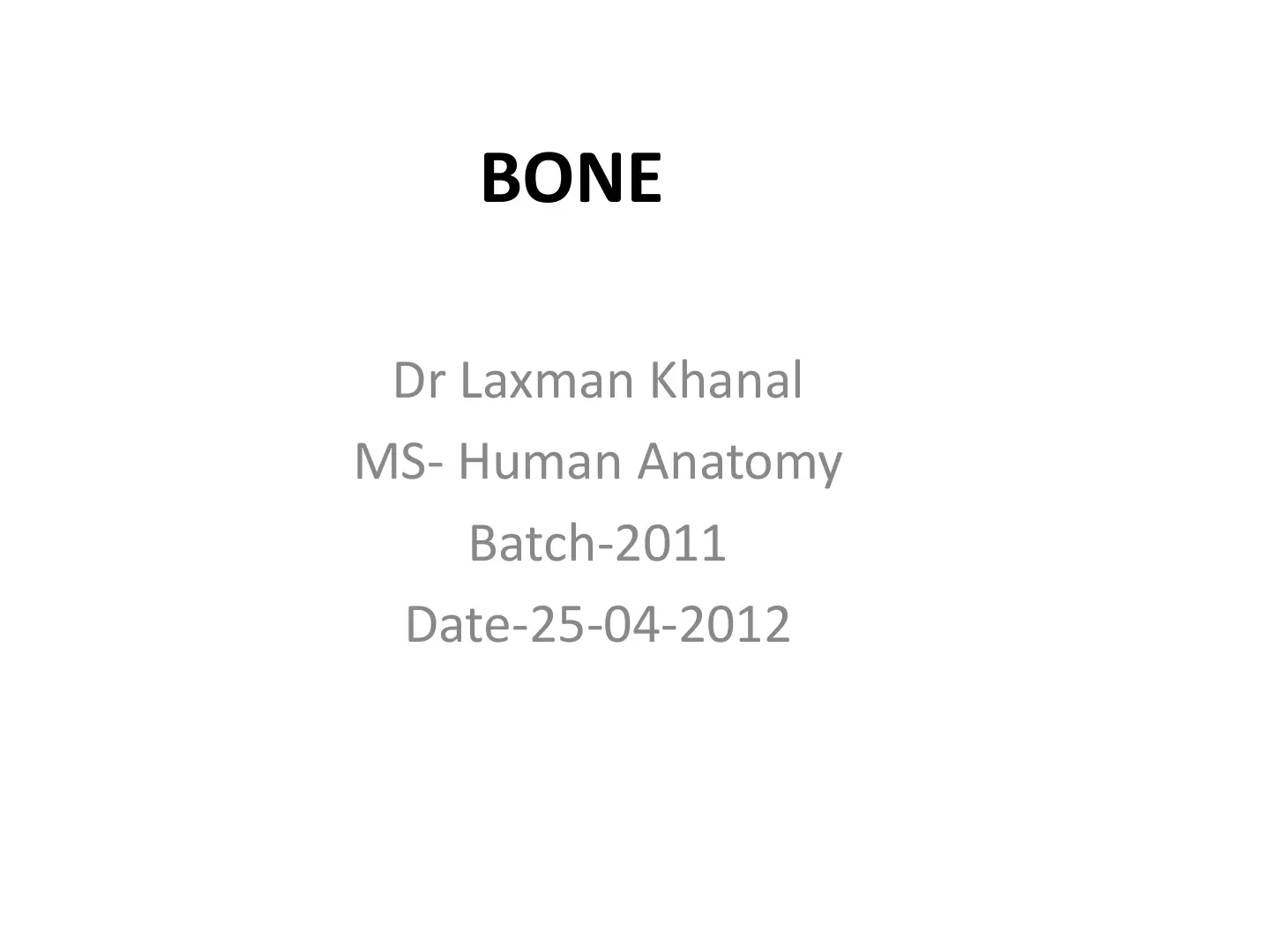 غلاف تقرير BONE