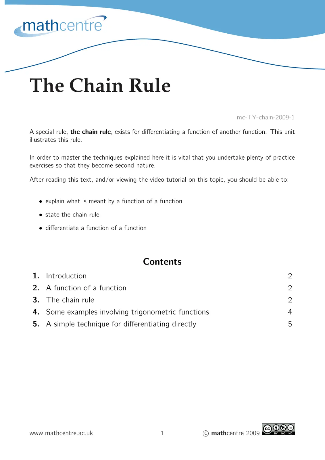 غلاف تقرير The Chain Rule